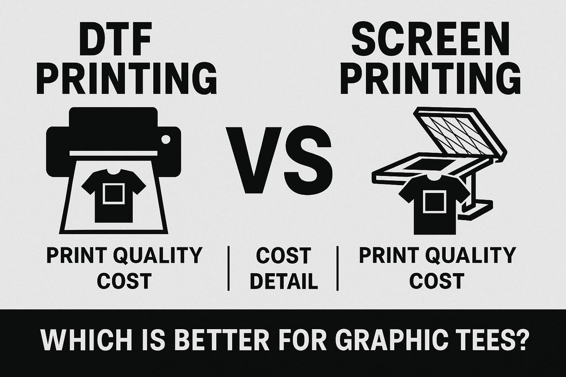 DTF Printing vs Screen Printing: Which Is Better for Graphic Tees? - Psyque