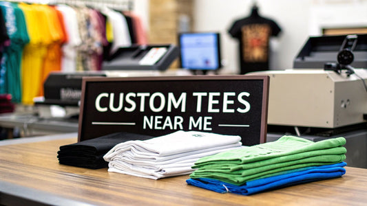 Find Custom Printed T-Shirts Near Me in the UK