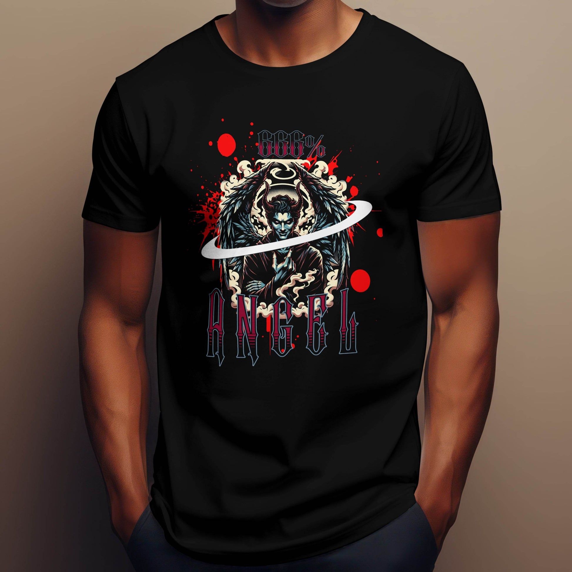 666% Angel T-shirt #d1 - Psyque