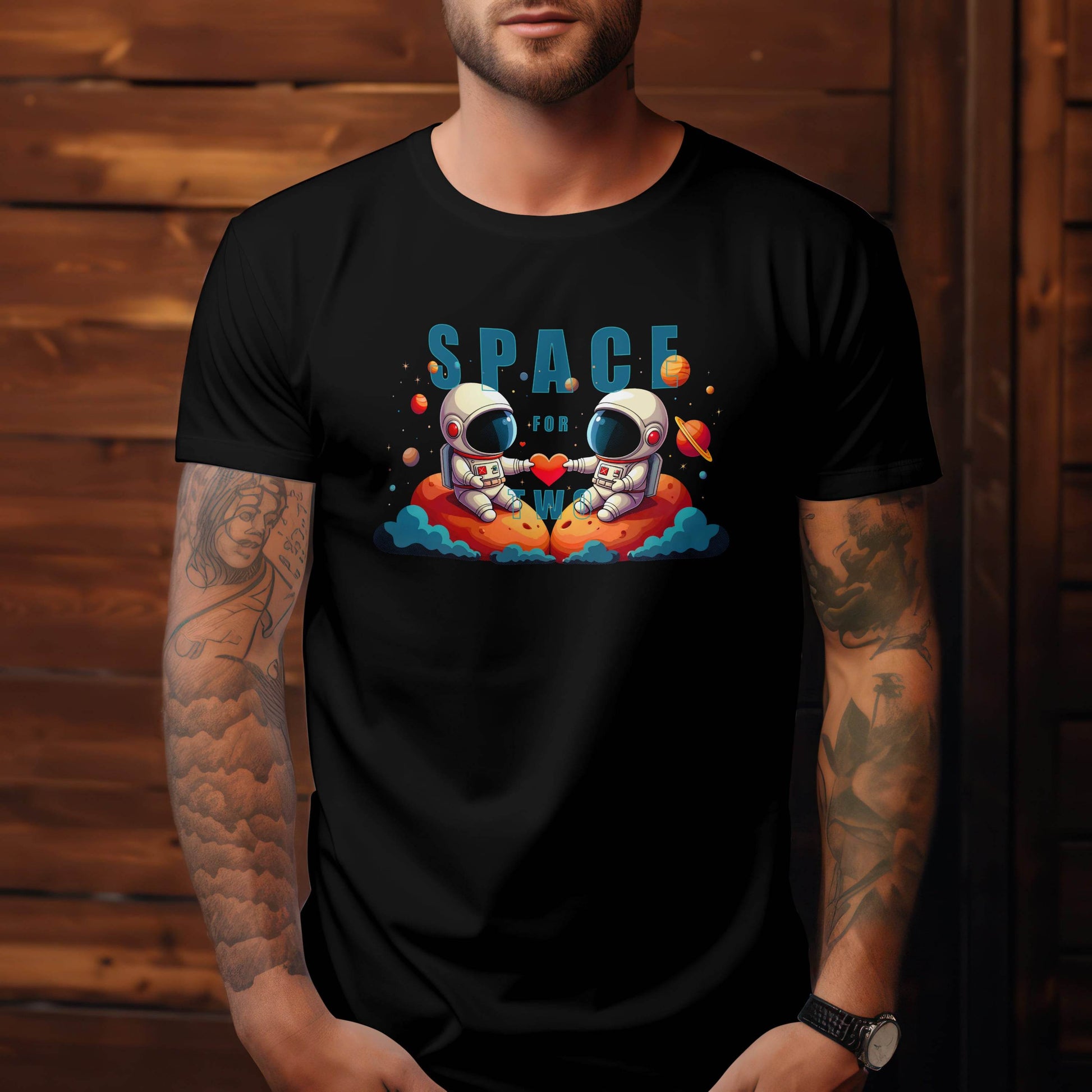 Space For Two T-shirt #vd3 - Psyque