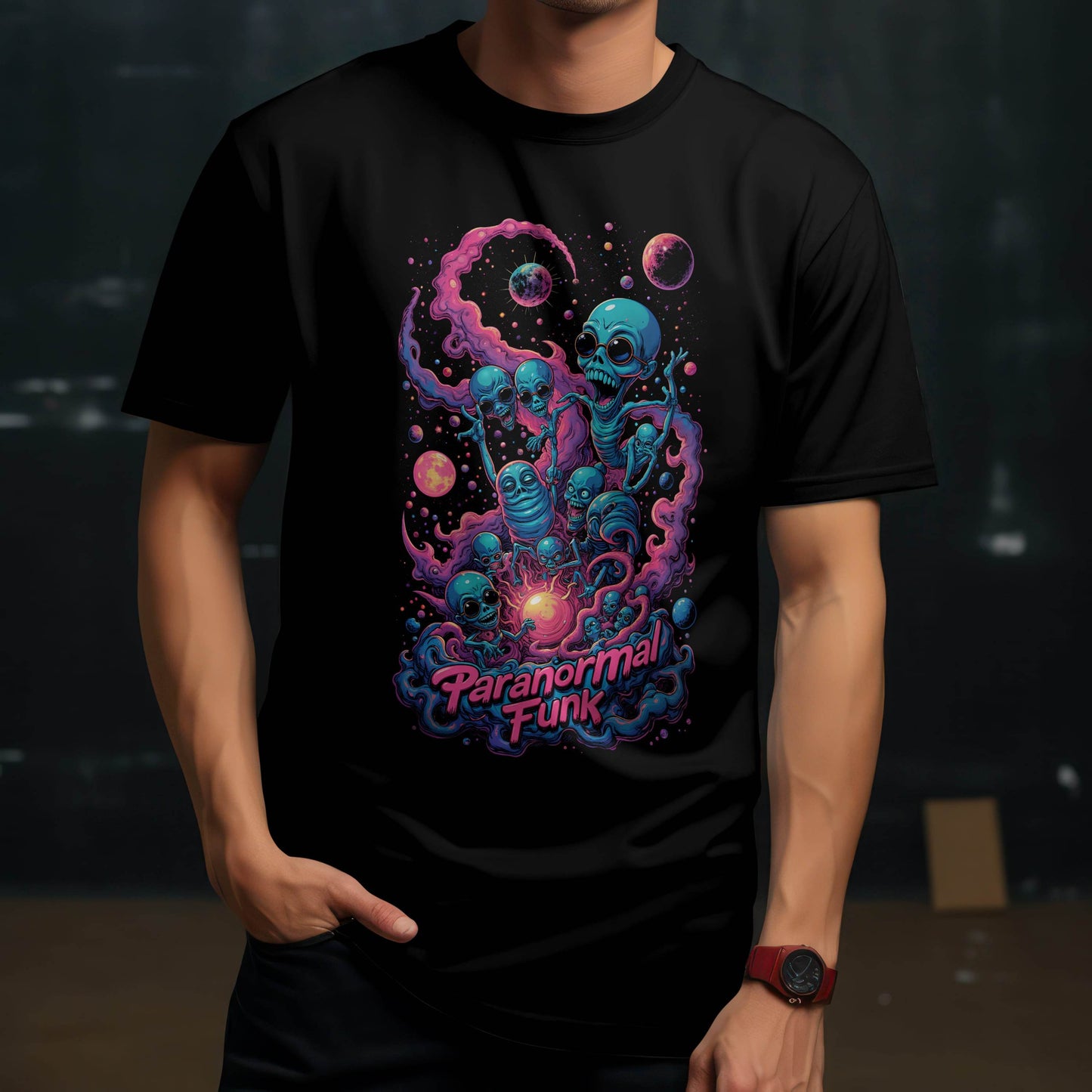 Paranormal Funk – Classic Space Jam Edition T-shirt #p2a - Psyque