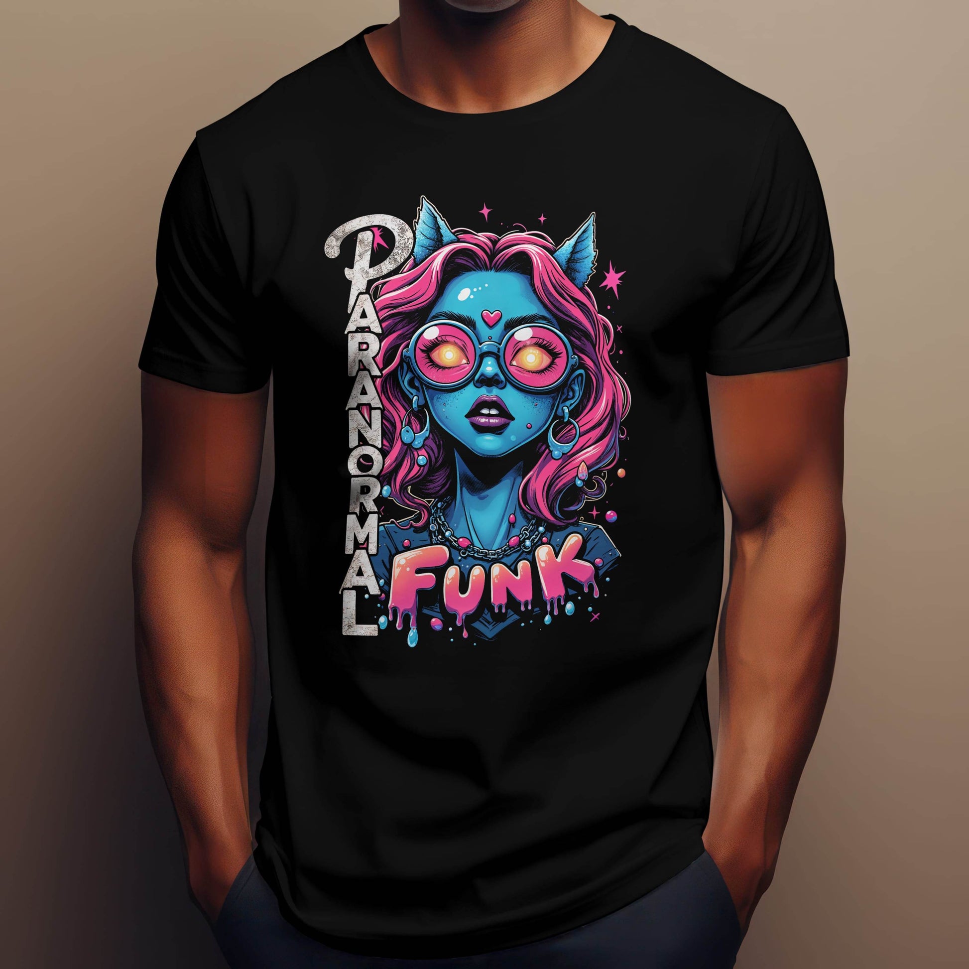 Paranormal Funk – Alien Queen Vibes T-shirt #p2c - Psyque