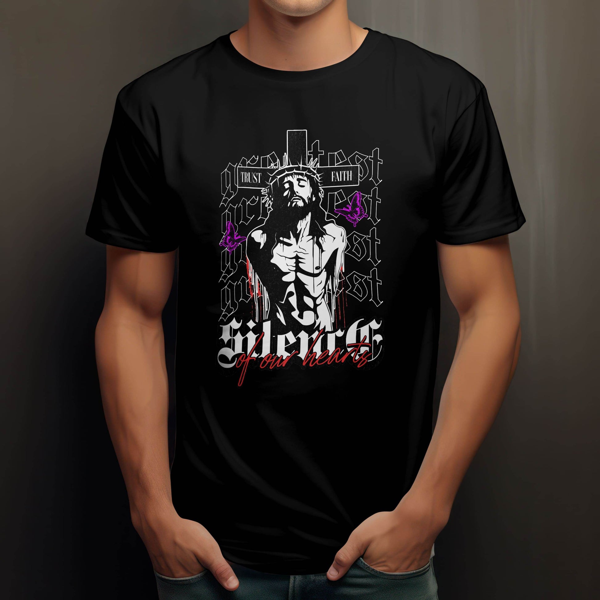 Trust Faith, Silence Of Our Hearts T-Shirt #re1 - Psyque