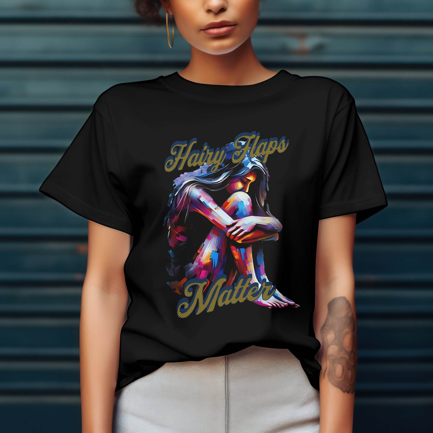 Hairy Flaps Matter T-shirt #f3 - Psyque
