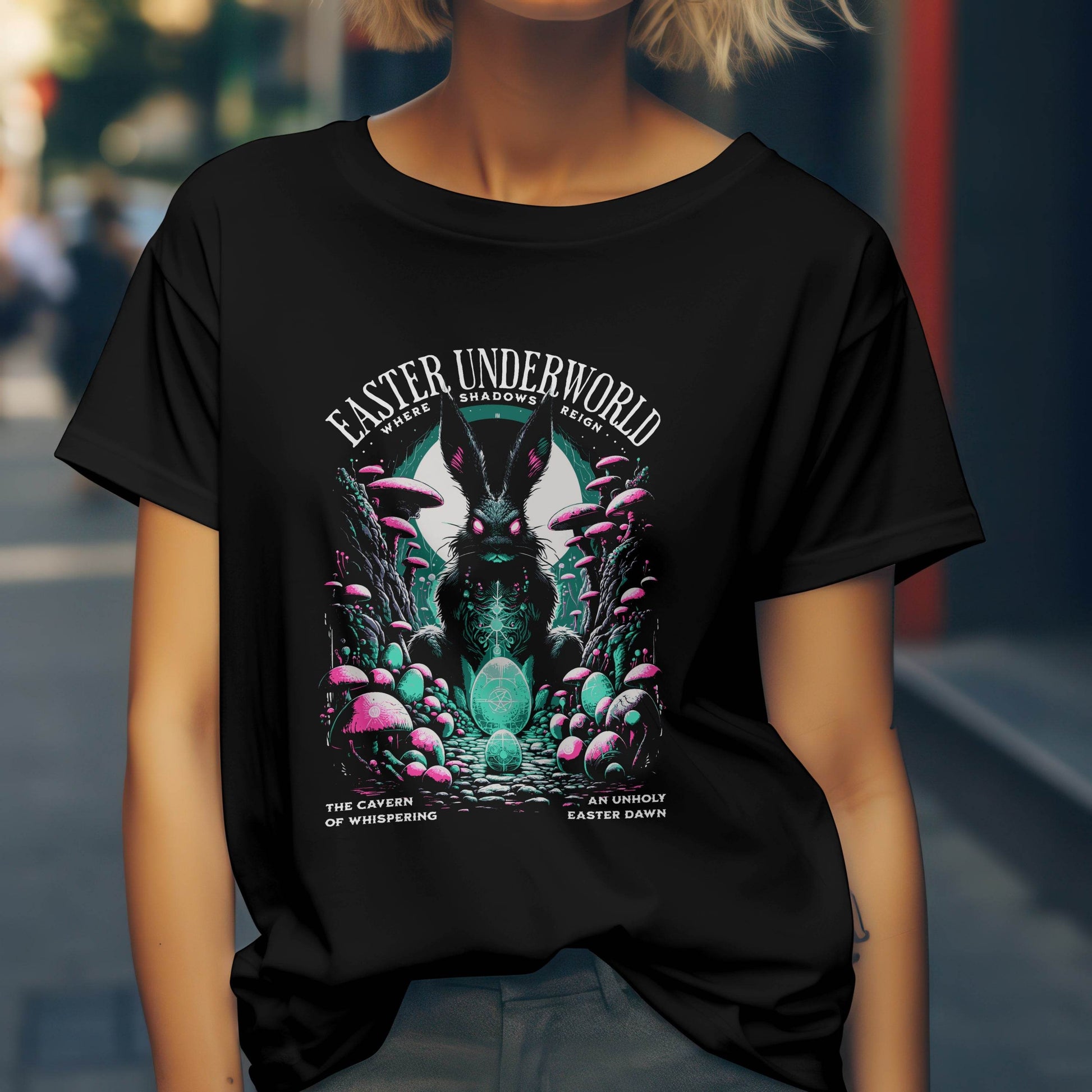 Easter Underworld – Cavern of Whispering T-shirt #ea7 - Psyque