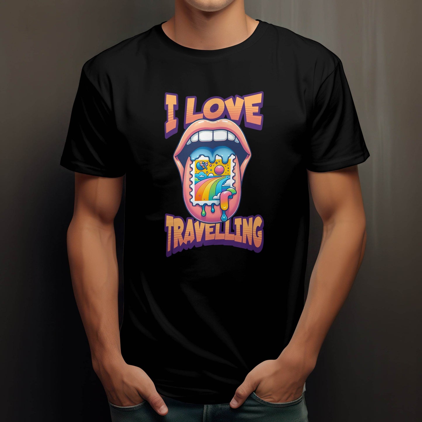 I Love Travelling T-Shirt #f2 - Psyque
