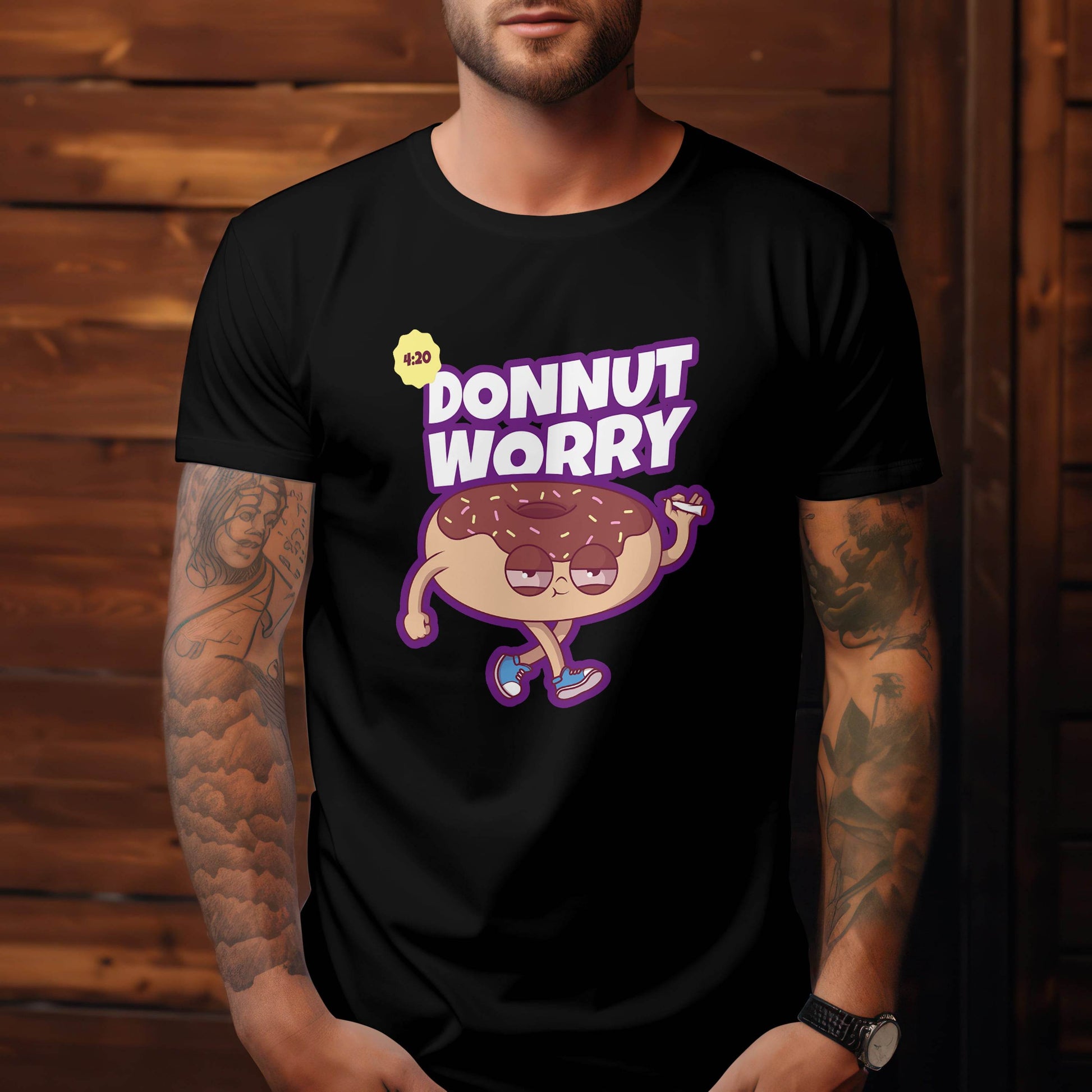 Donnut Worry T-shirt #st2 - Psyque