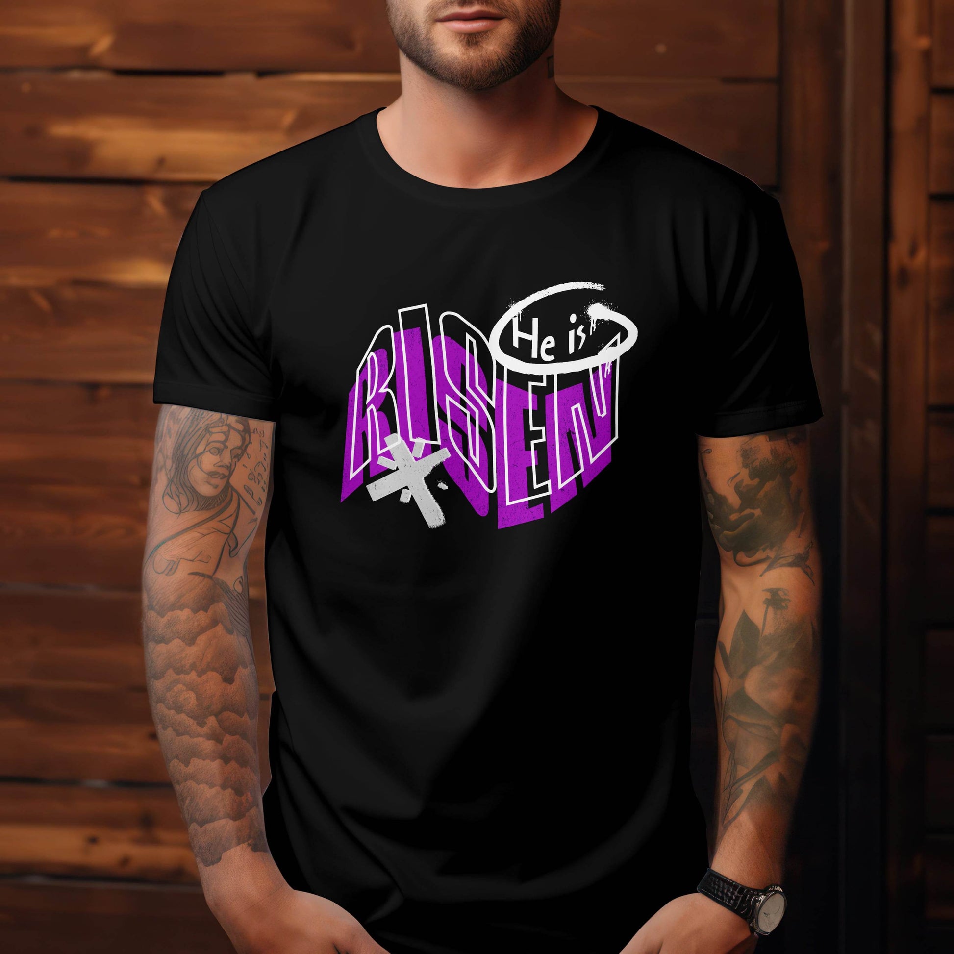 He Is Risen T-Shirt #re7 - Psyque