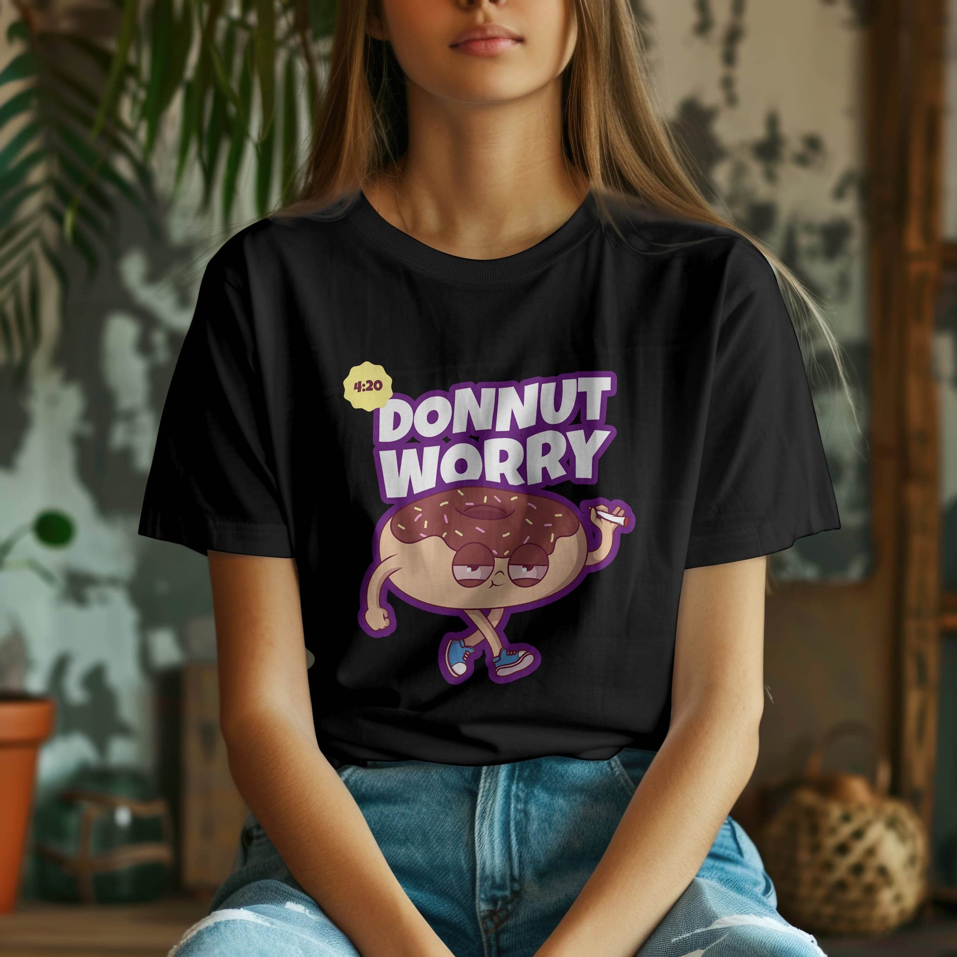 Donnut Worry T-shirt #st2 - Psyque