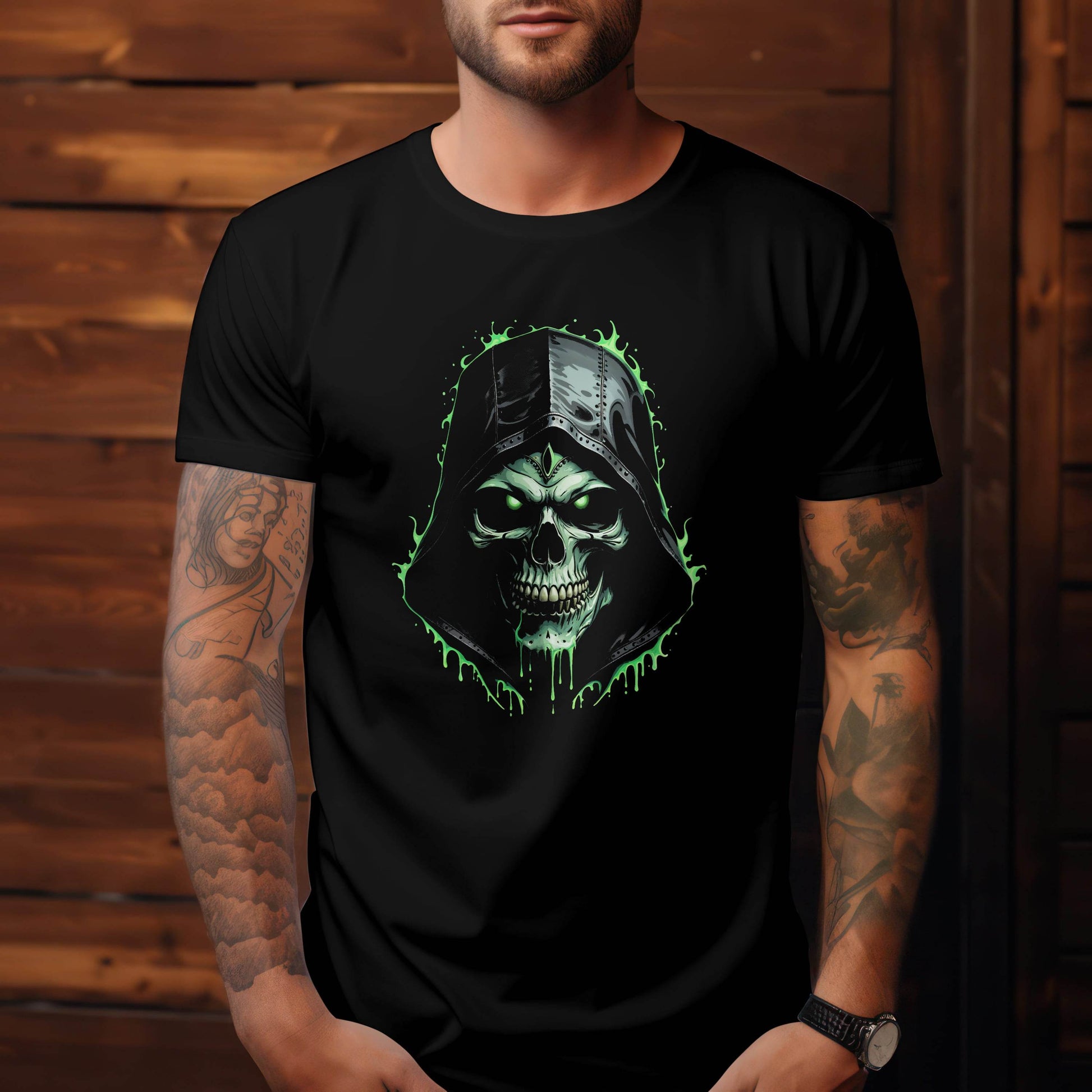 Rogue Death Skull T-shirt #s5 - Psyque