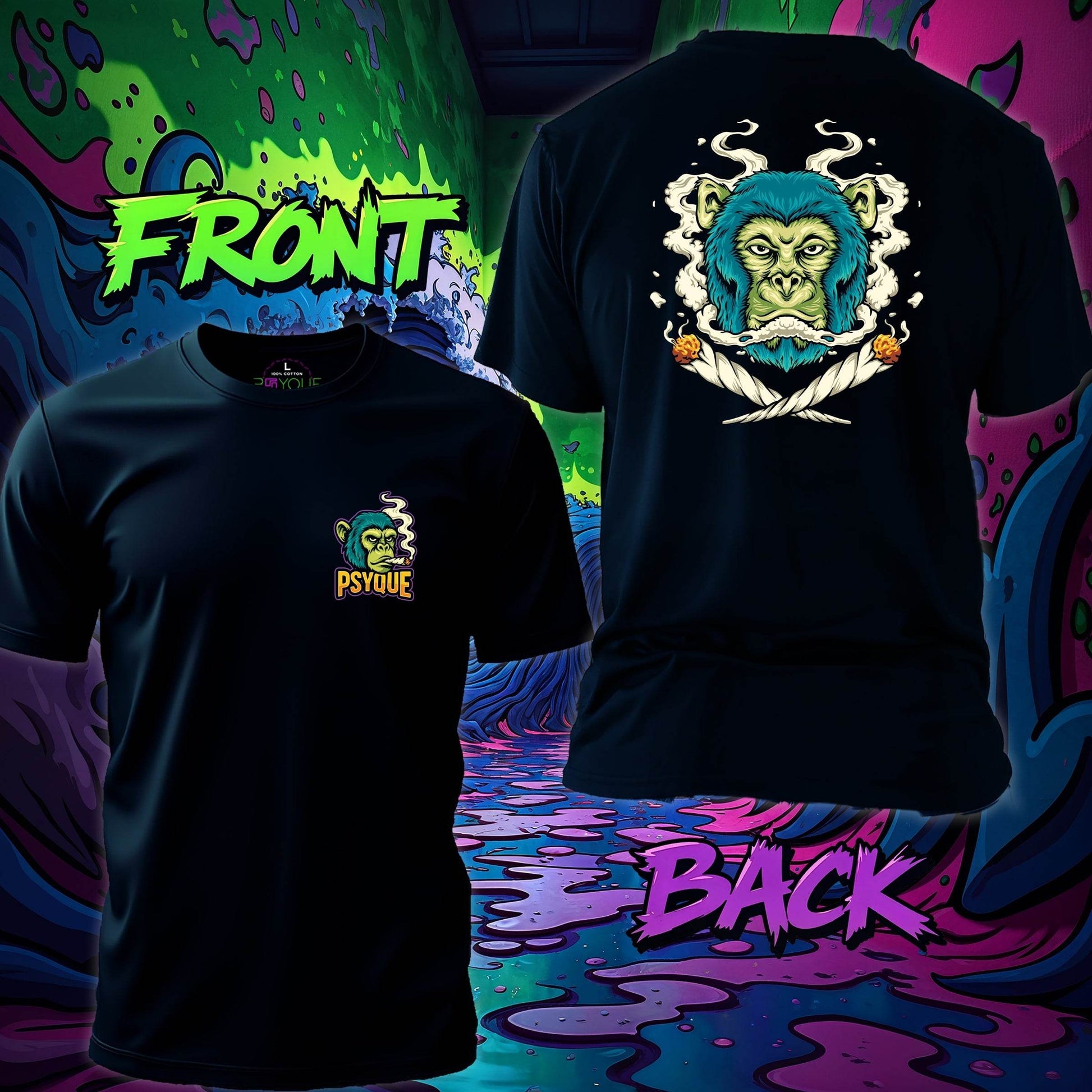 Blazed Ape – Joint Venture T-shirt #st20 - Psyque