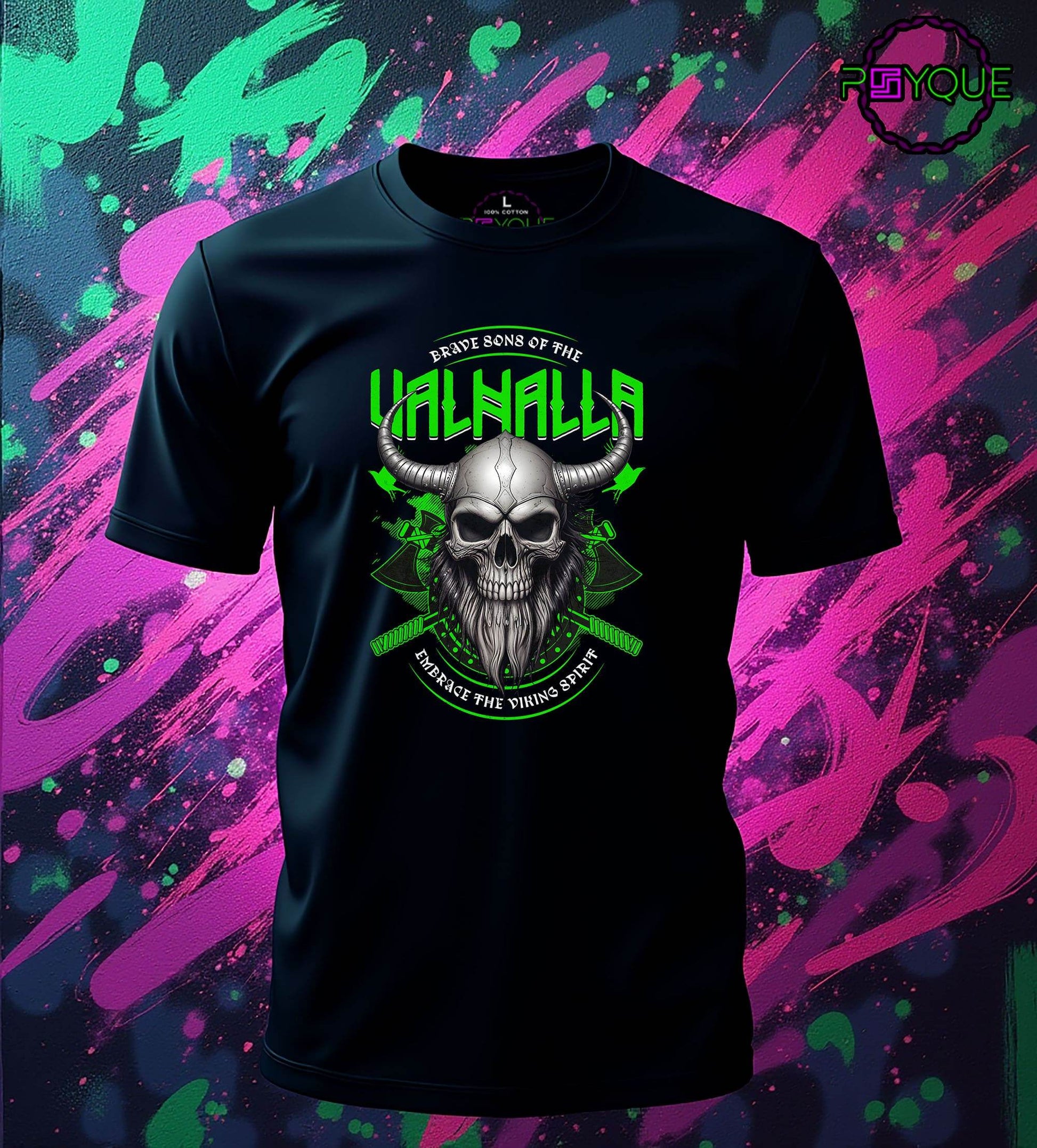 Brave Sons Of The Valhalla T-Shirt #wv2 - Psyque