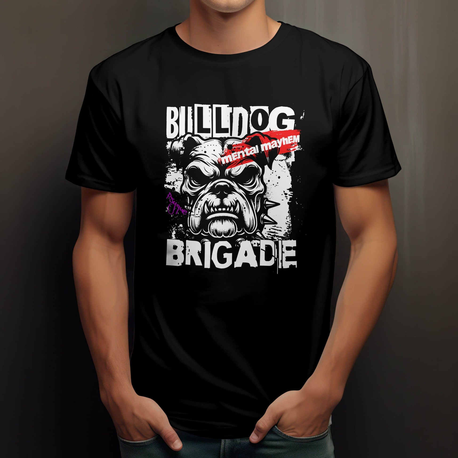 Bulldog – Menthal Mayhem Brigade T-Shirt #ad1 - Psyque