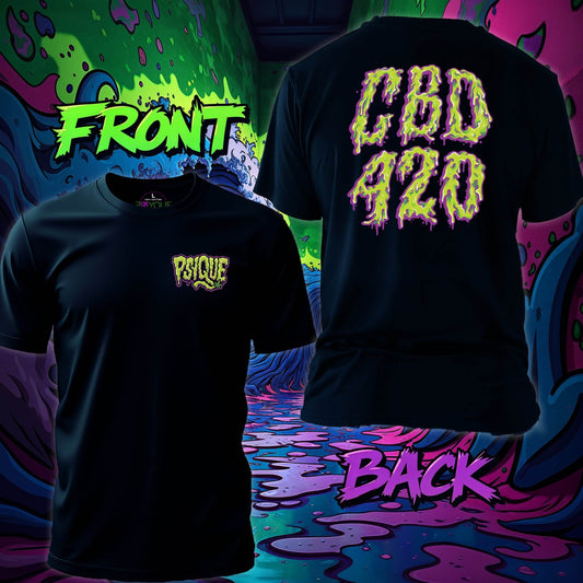 CBD 420 – Gooey Good-Vibes Edition Tee #st15 - Psyque