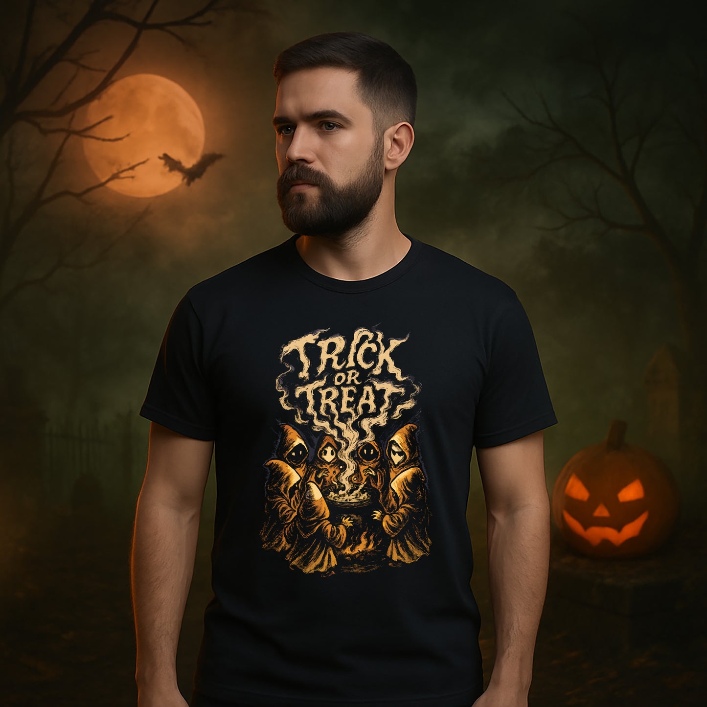 Candy Corn Ritual Trick or Treat T-Shirt #hl9