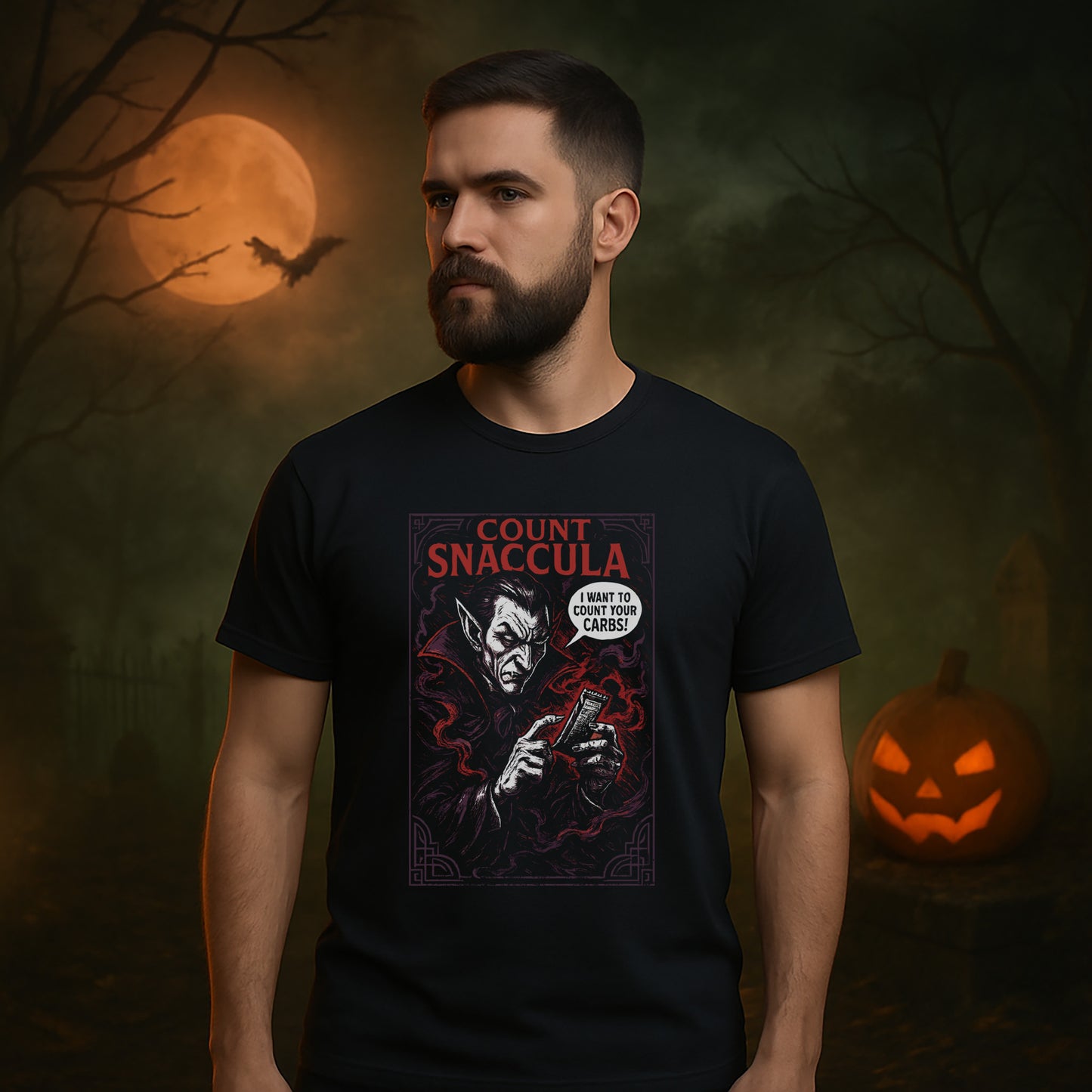 Count Snaccula Halloween T-Shirt #hl18