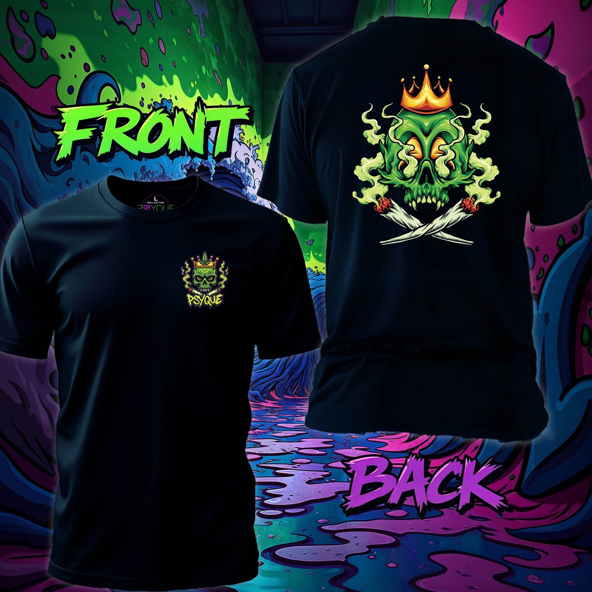 Crowned Chronic – Joint Royalty T-shirt #st19 - Psyque