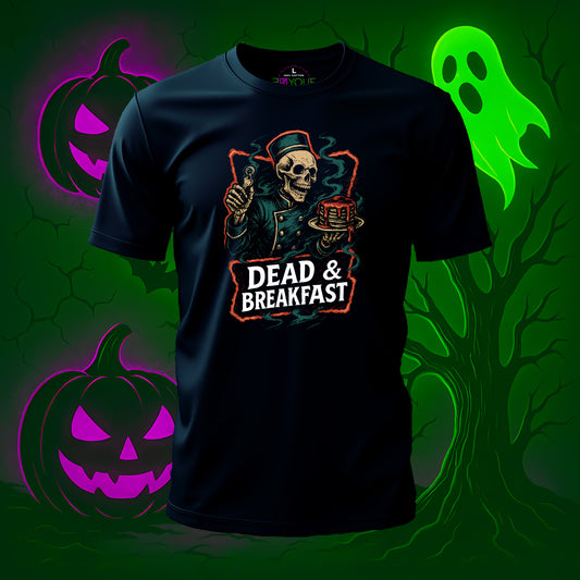 Dead & Breakfast Halloween T-Shirt #hl19