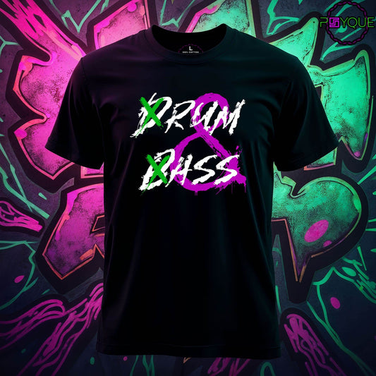 Drum & Bass (Rum & Ass Edition) T-Shirt #f6 - Psyque