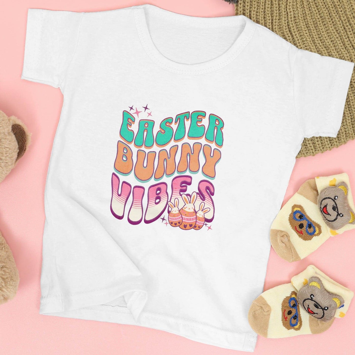 Easter Bunny Vibes (Kids Edition) T-shirt #ke8 - Psyque