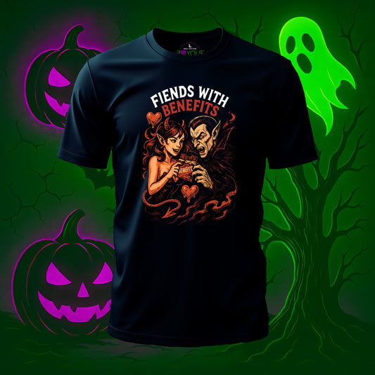 Fiends with Benefits Halloween T-Shirt #hl6