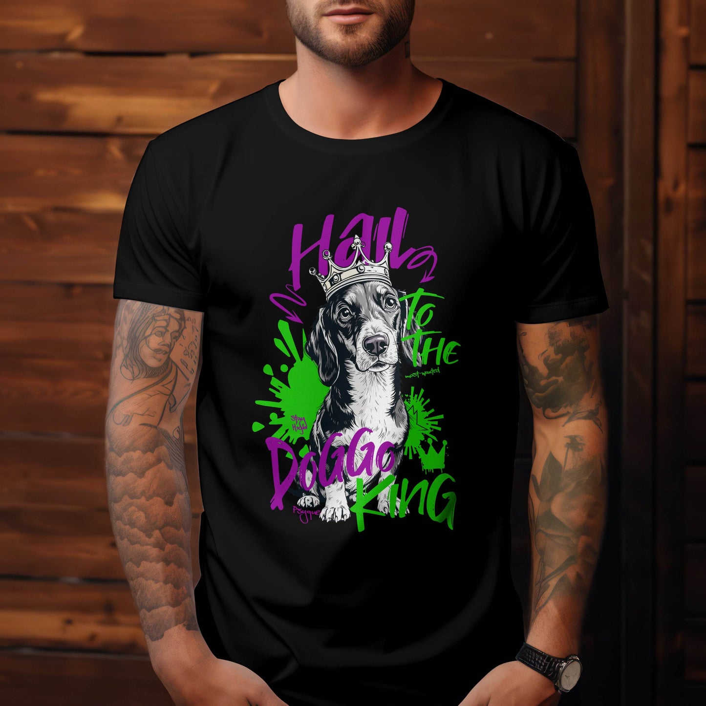 Hail To The Doggo King T-Shirt #ad5 - Psyque