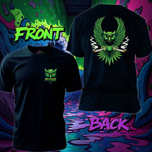 High Hoot – Weed Owl Take-Off T-shirt #st22 - Psyque