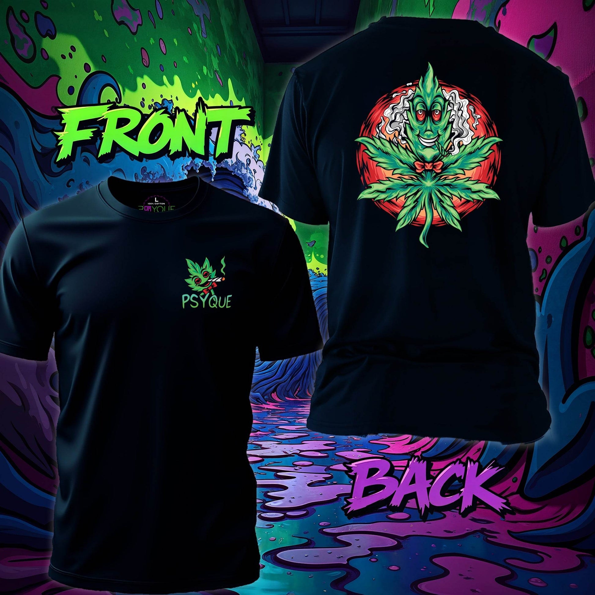 Leafy Gentleman – High Society Edition Tee #st16 - Psyque