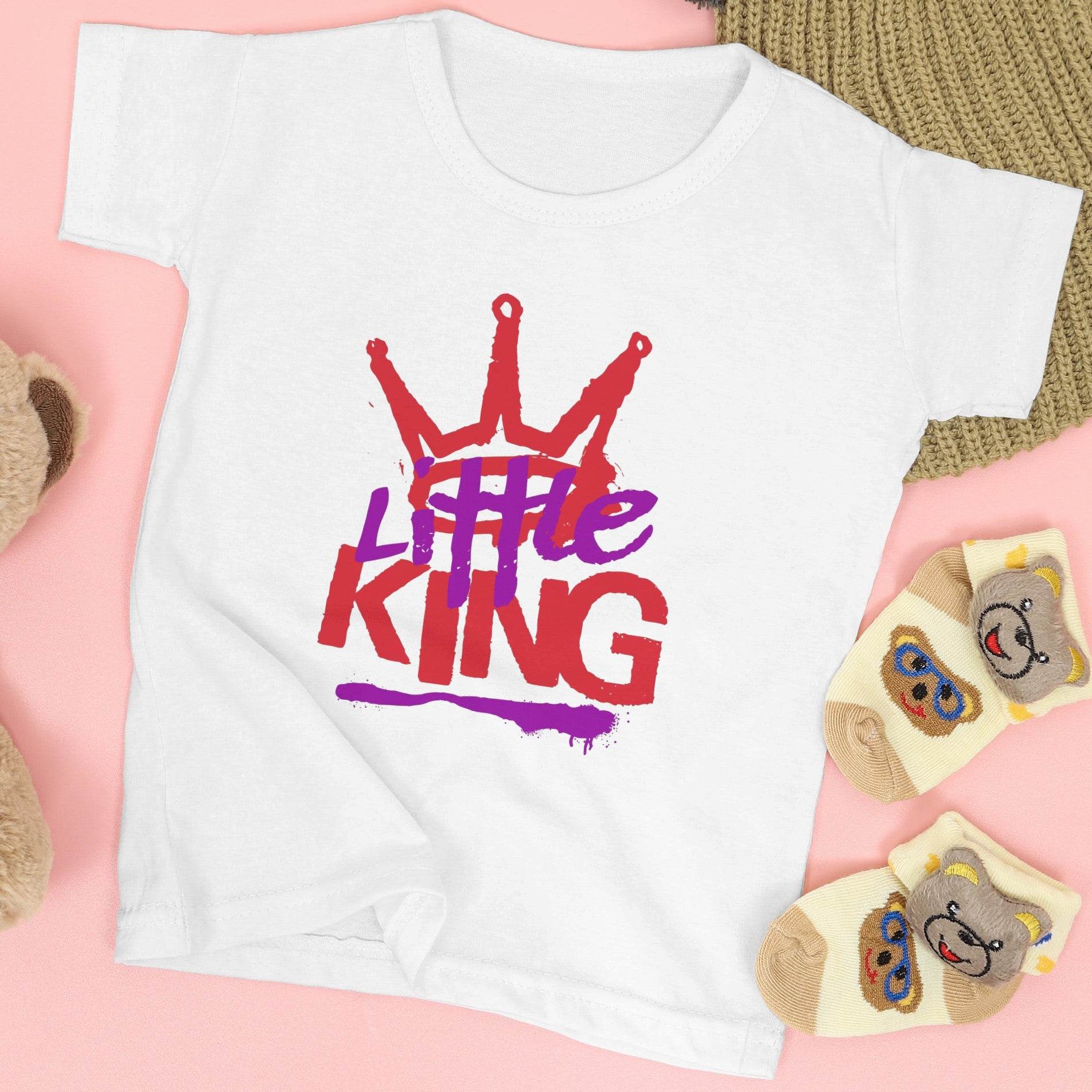 Little King Kids T-Shirt – Urban Crown Graffiti Style #k14