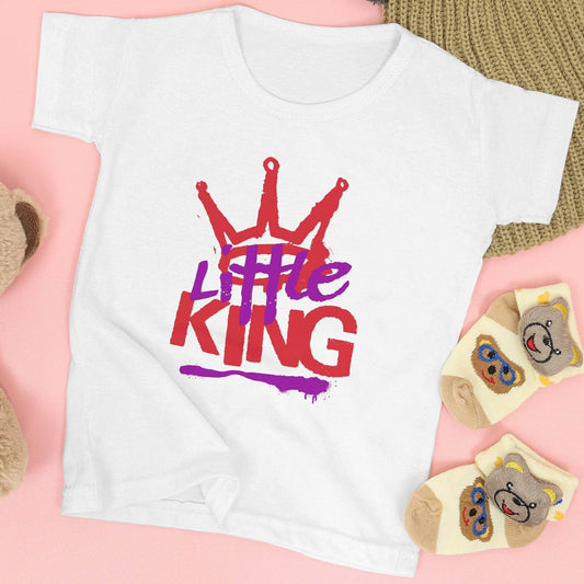 Little King Kids T-Shirt – Urban Crown Graffiti Style #k14