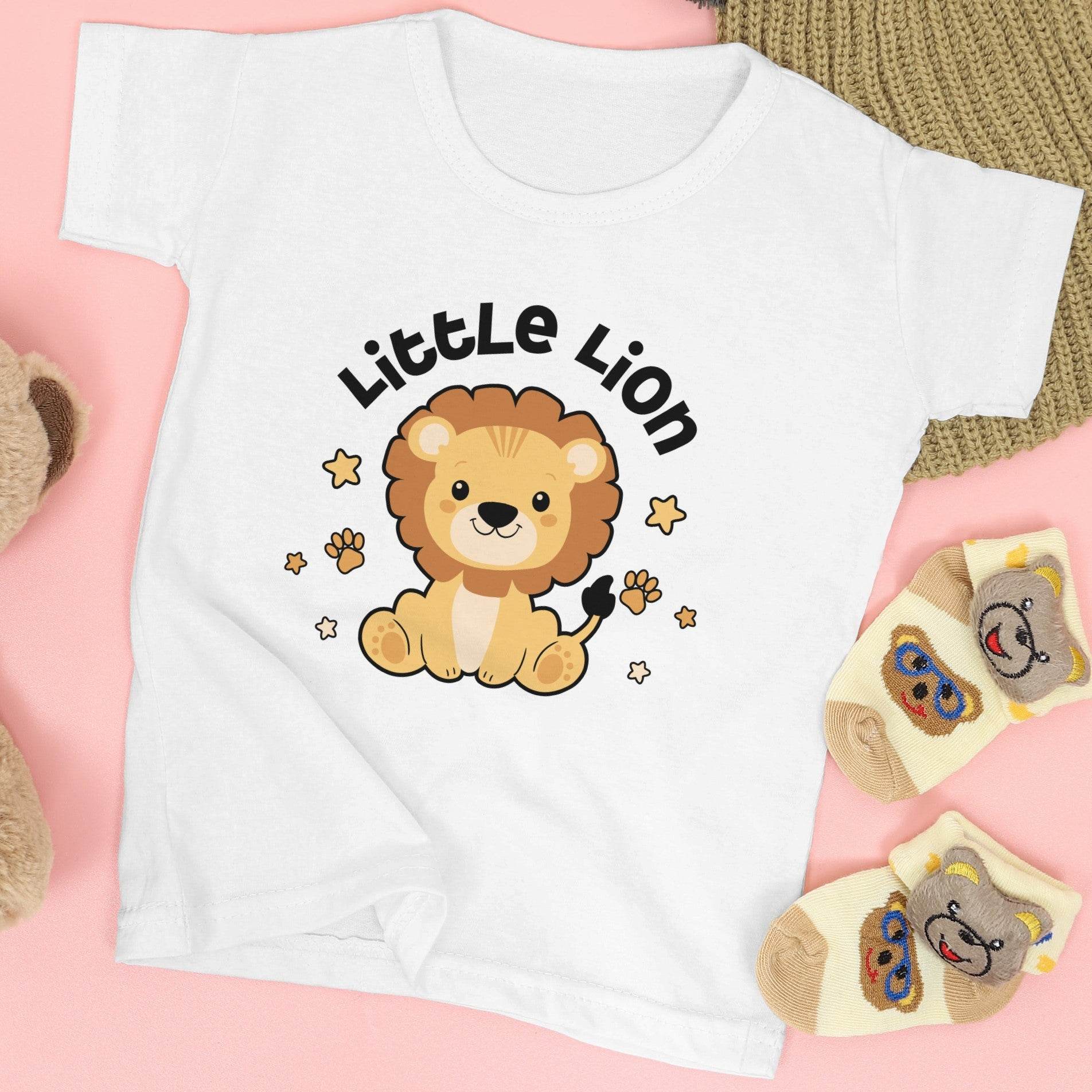 Little Lion Kids T-Shirt – Cute Jungle Animal Graphic #k13
