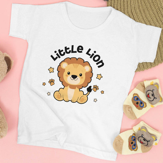 Little Lion Kids T-Shirt – Cute Jungle Animal Graphic #k13