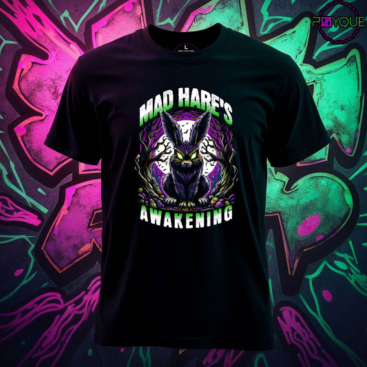 Mad Hare's Awakening T-shirt #ea6 - Psyque