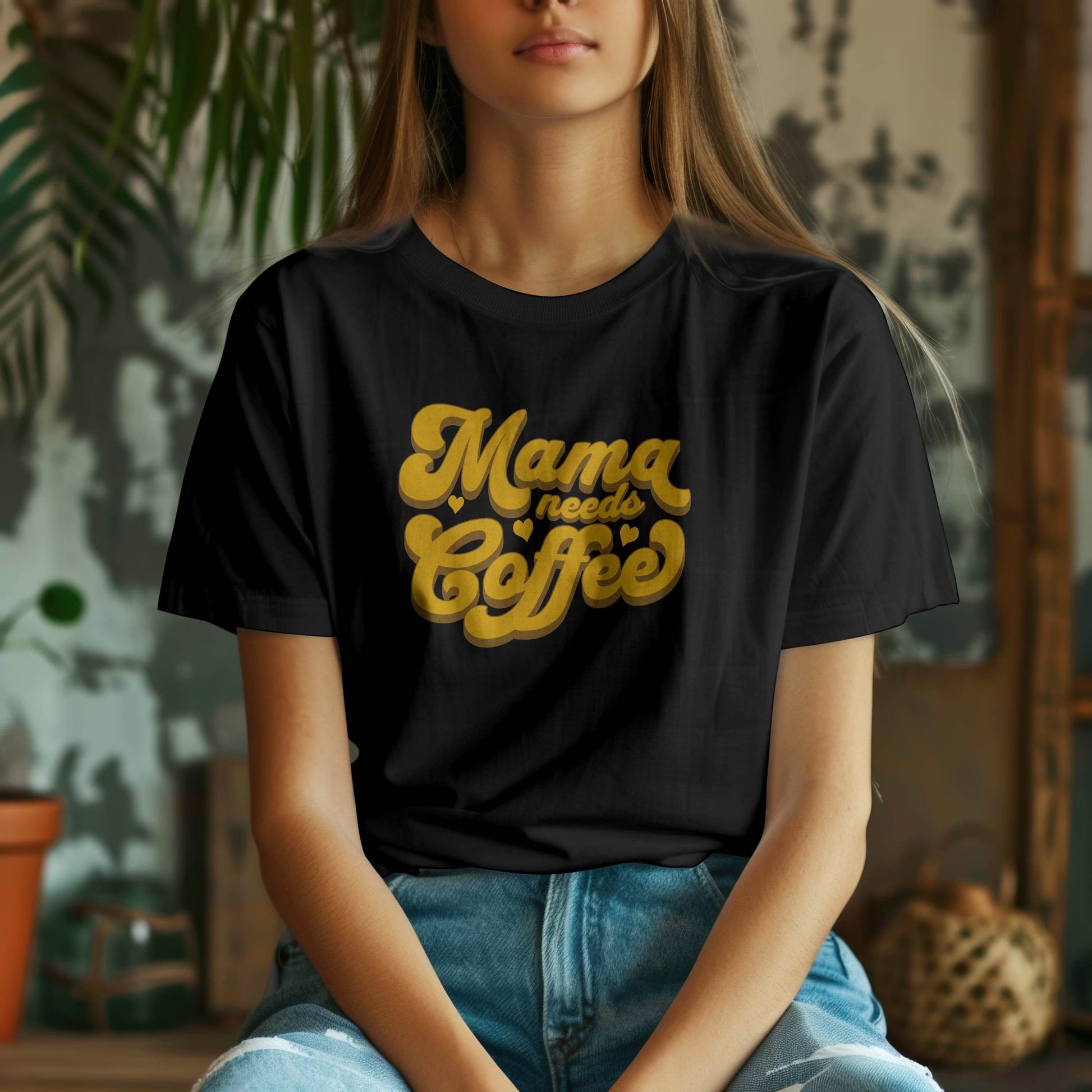 Mama Needs Coffee T-Shirt #md3 - Psyque