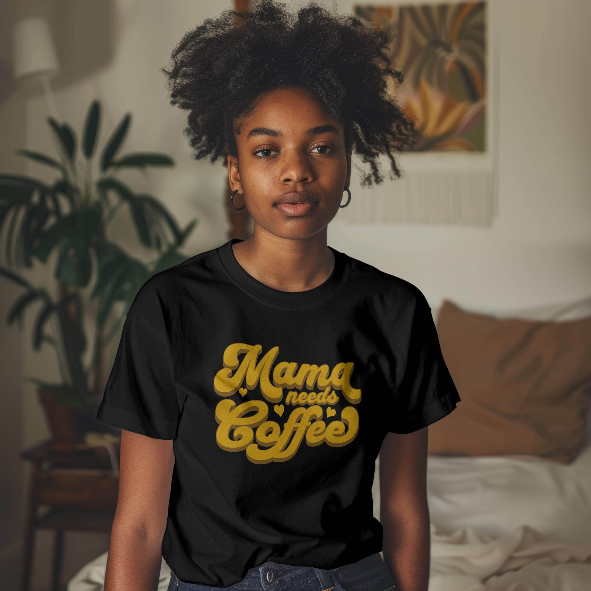 Mama Needs Coffee T-Shirt #md3 - Psyque