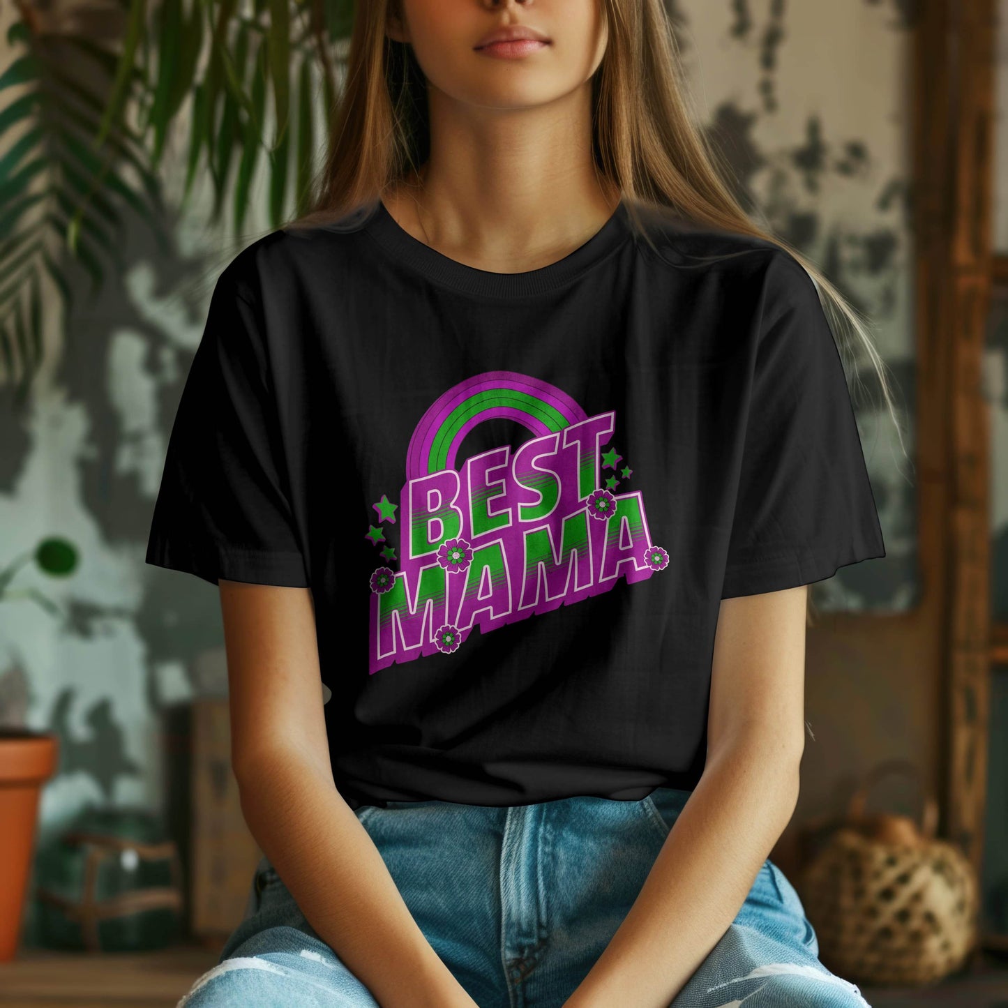 Best Mama T-Shirt #md7 - Psyque