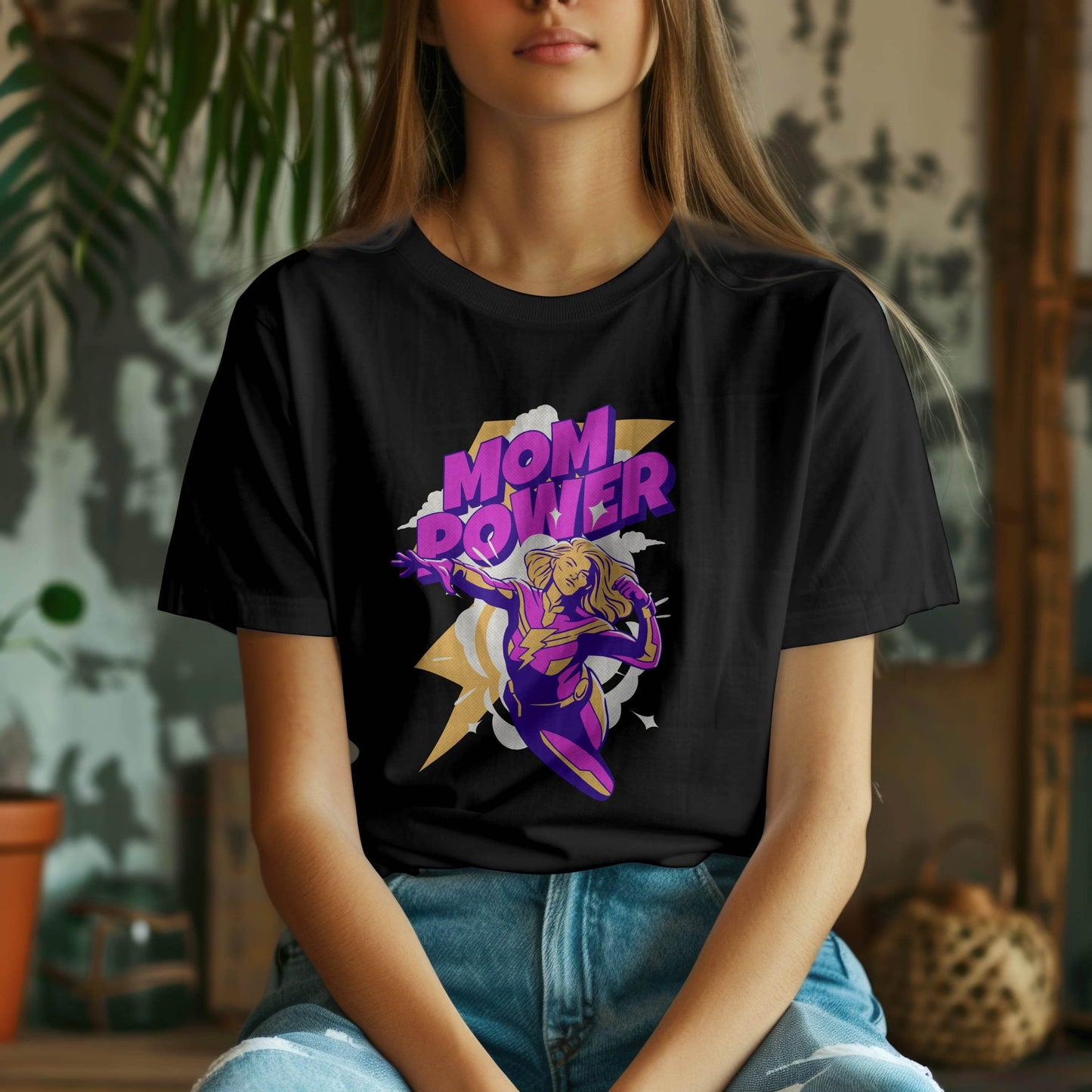 Mom Power T-Shirt #md4 - Psyque