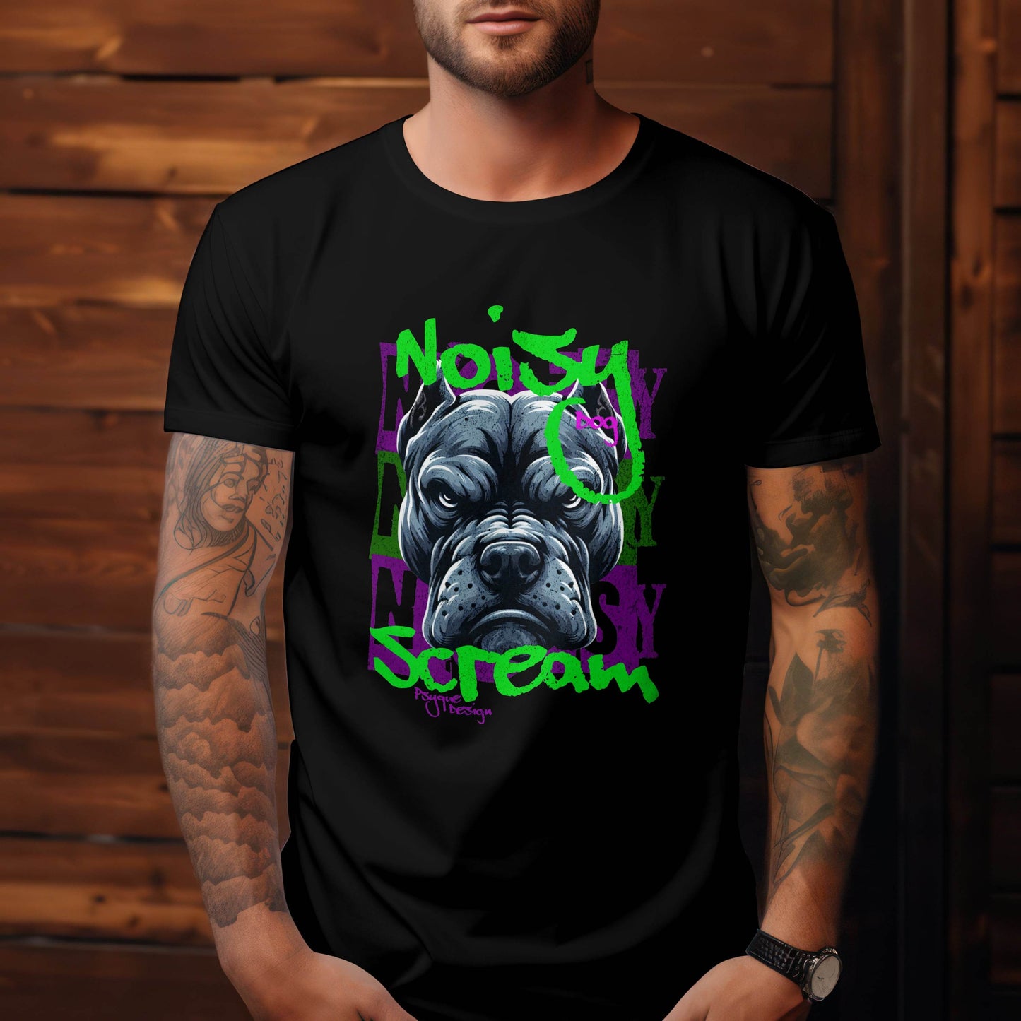 Noisy Scream – Street Snarl Drop T-Shirt #ad6 - Psyque