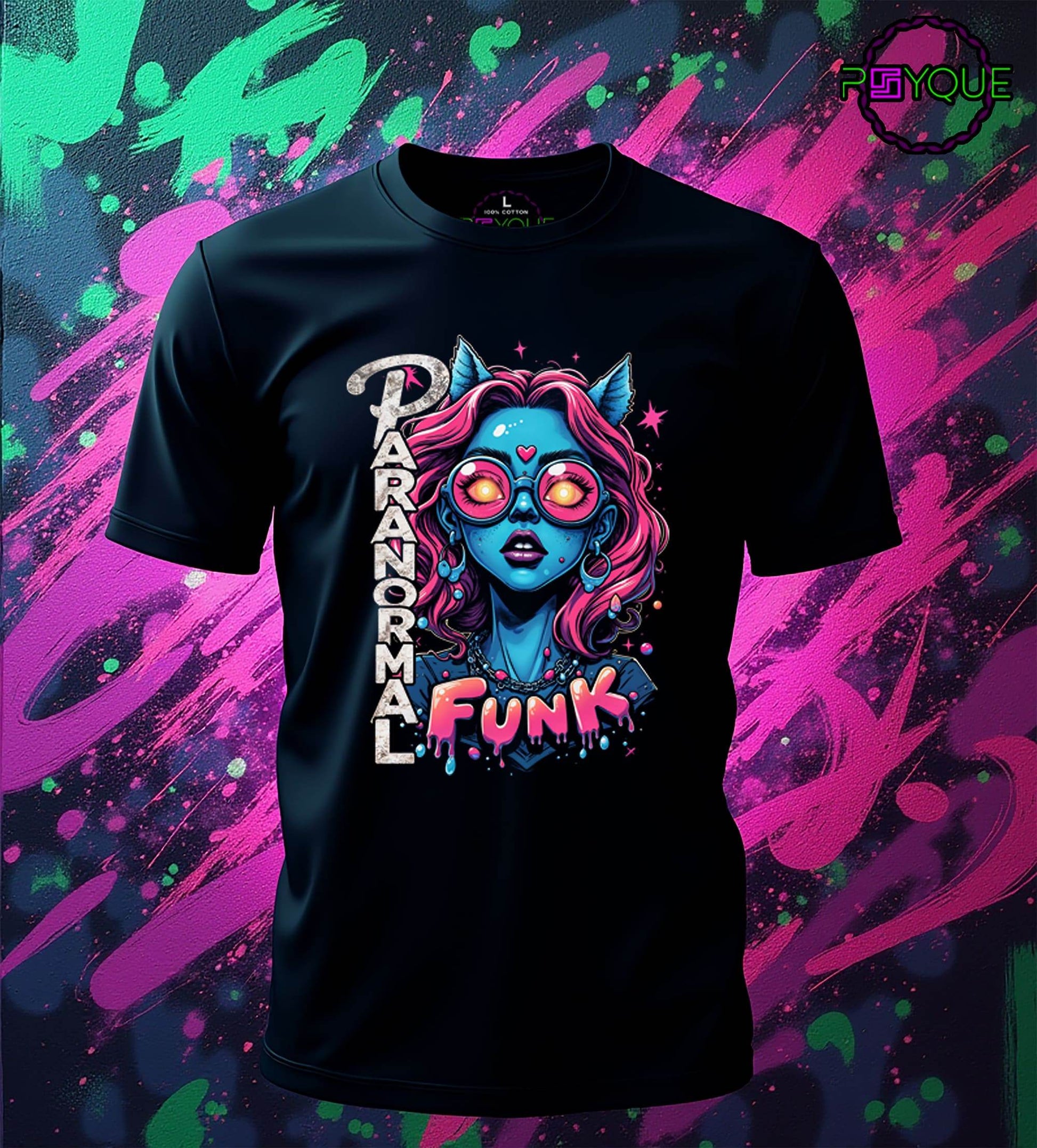 Paranormal Funk – Alien Queen Vibes T-shirt #p2c - Psyque