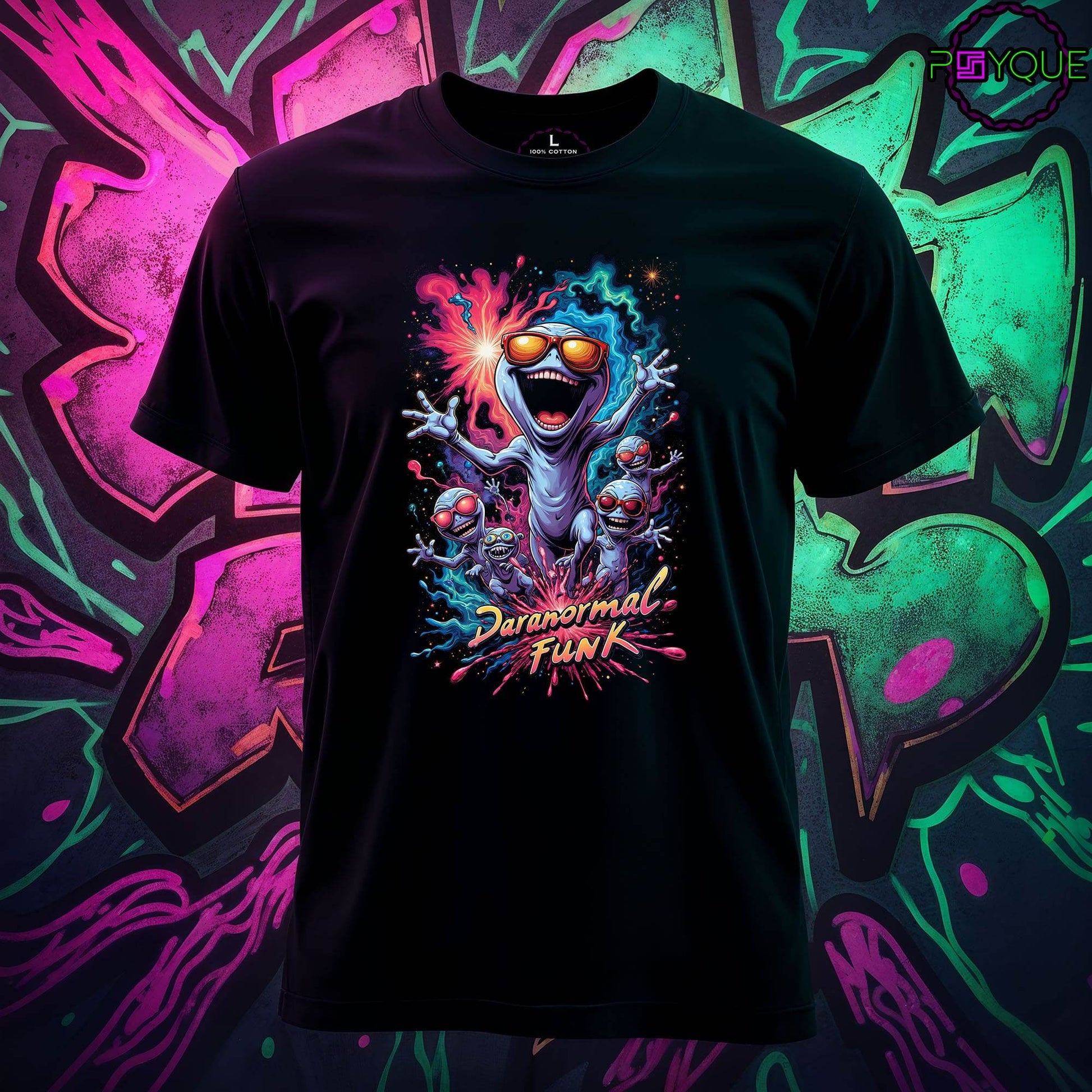 Paranormal Funk – Galactic Groove T-shirt #p2b - Psyque