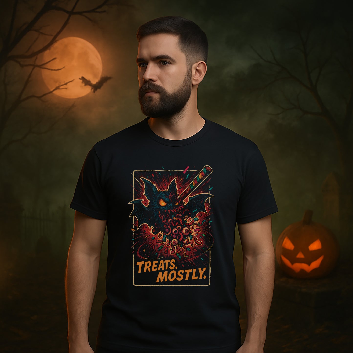 Treats Mostly Halloween T-Shirt #hl10