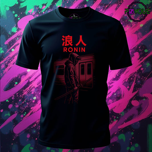 Ronin With No Master Plan – Urban Samurai T-Shirt #jp4 - Psyque