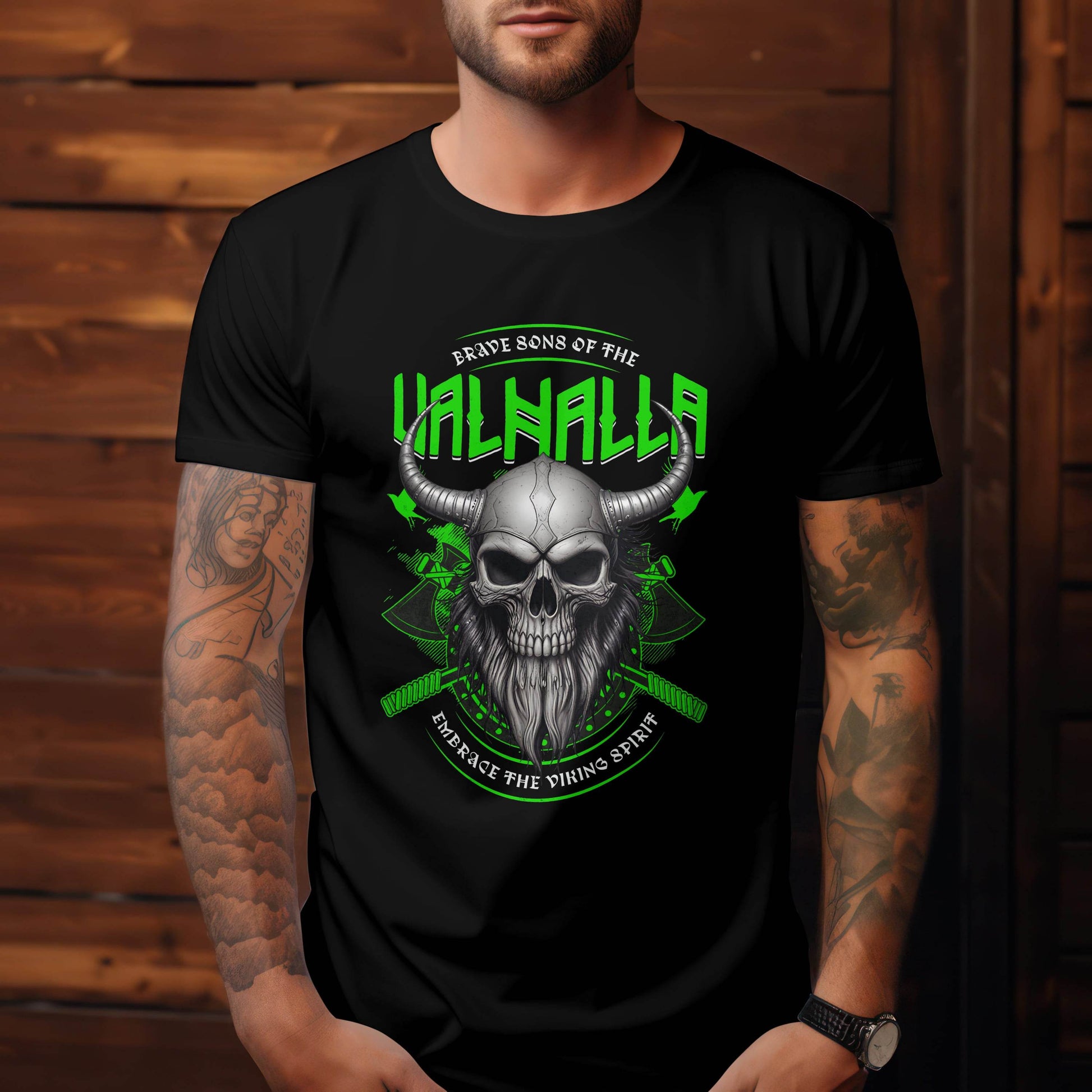 Brave Sons Of The Valhalla T-Shirt #wv2 - Psyque