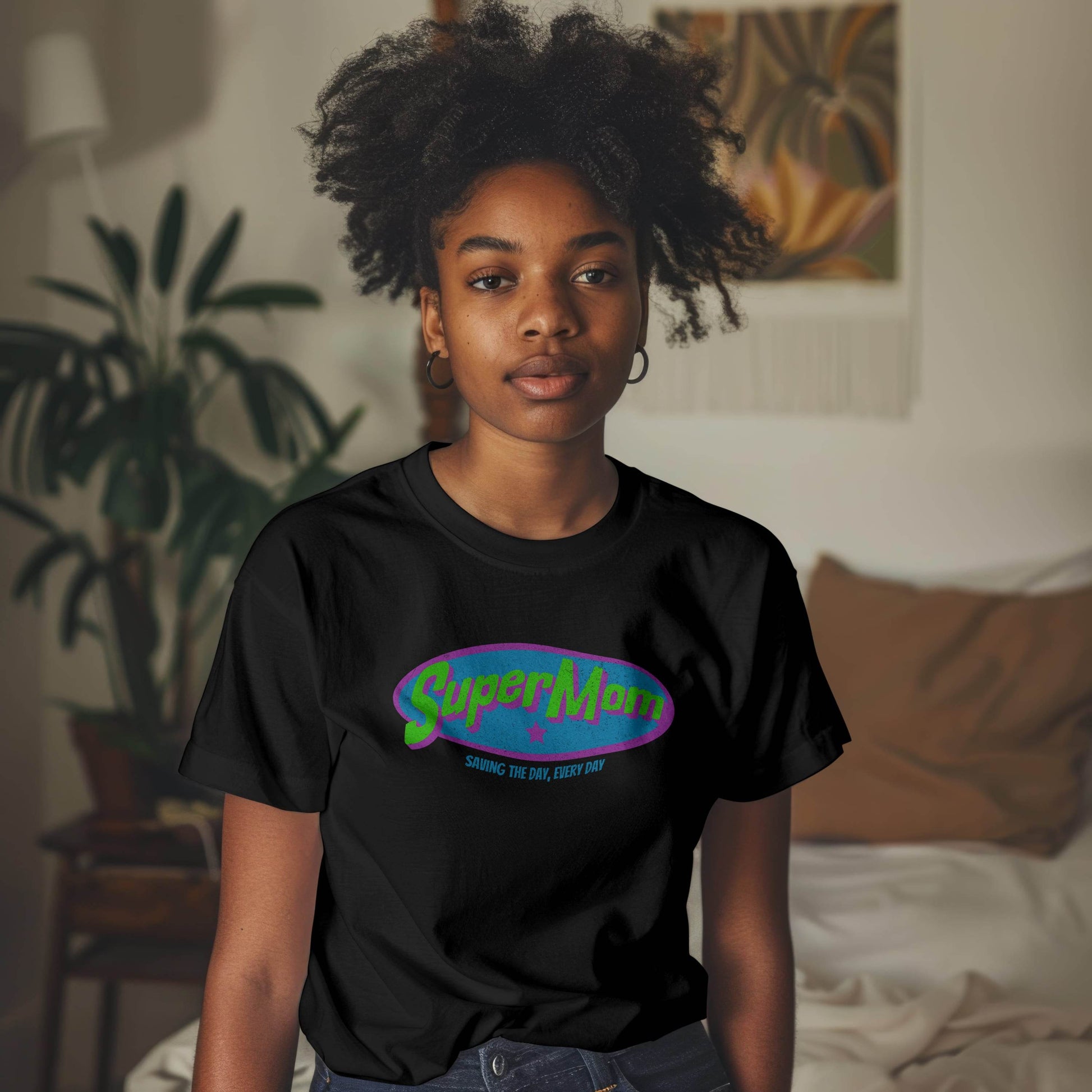 Super Mom – Saving the Day, Every Day T-Shirt #md8 - Psyque