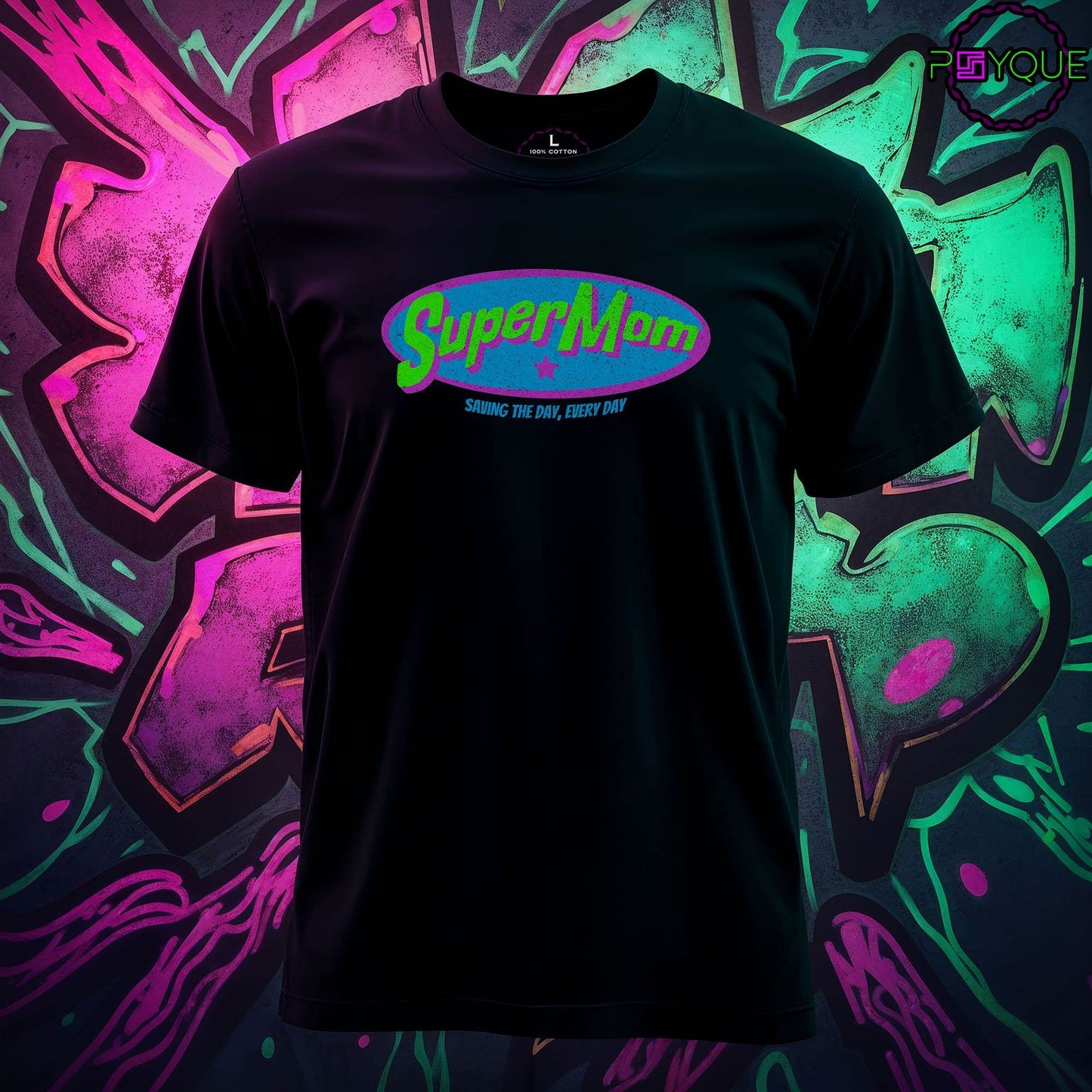 Super Mom – Saving the Day, Every Day T-Shirt #md8 - Psyque