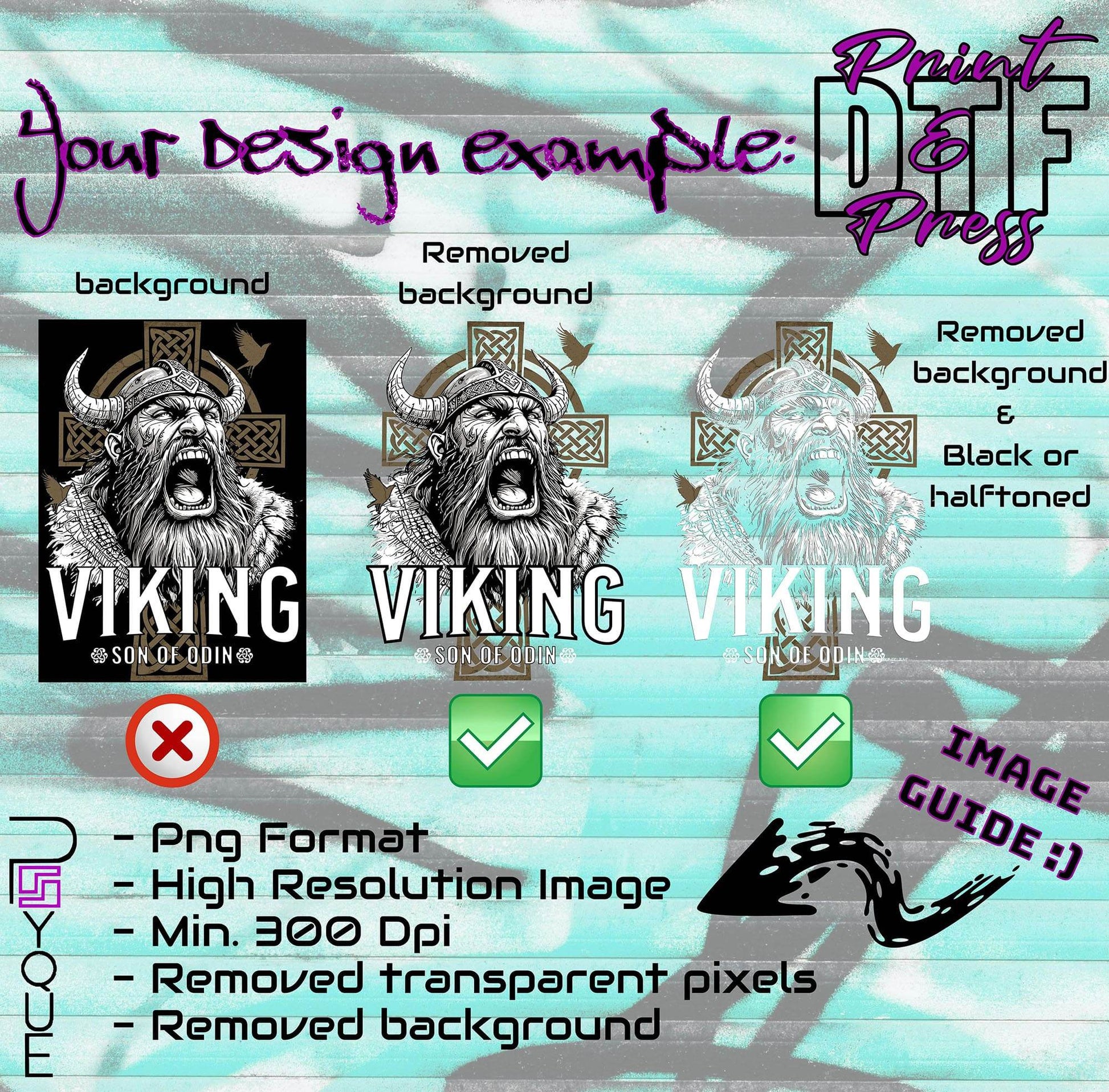 Custom T-Shirt with Any Logo, Text or Image – DTF Print on Cotton - Psyque