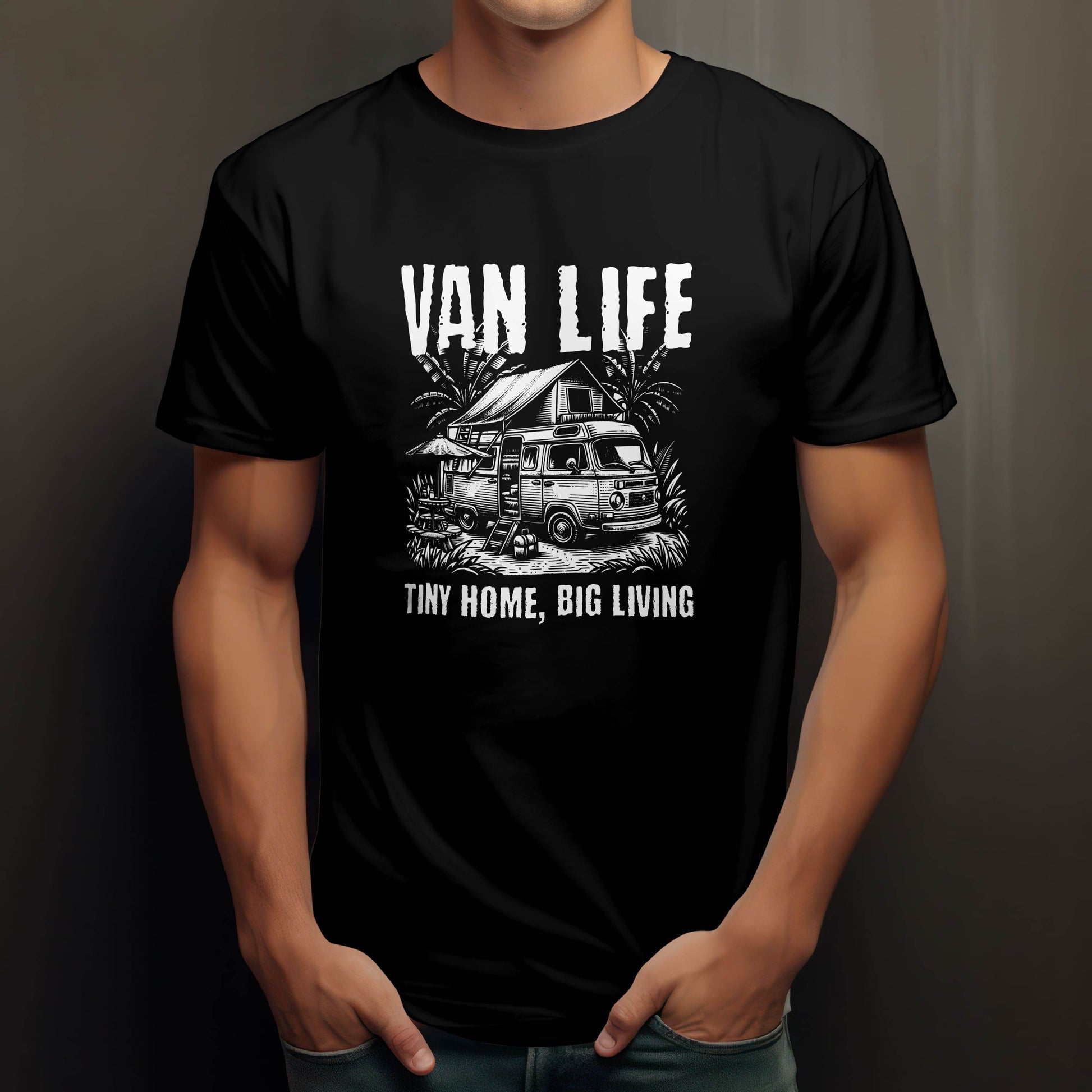 Van Life - Tiny Home, Big Living T-Shirt #tw5 - Psyque