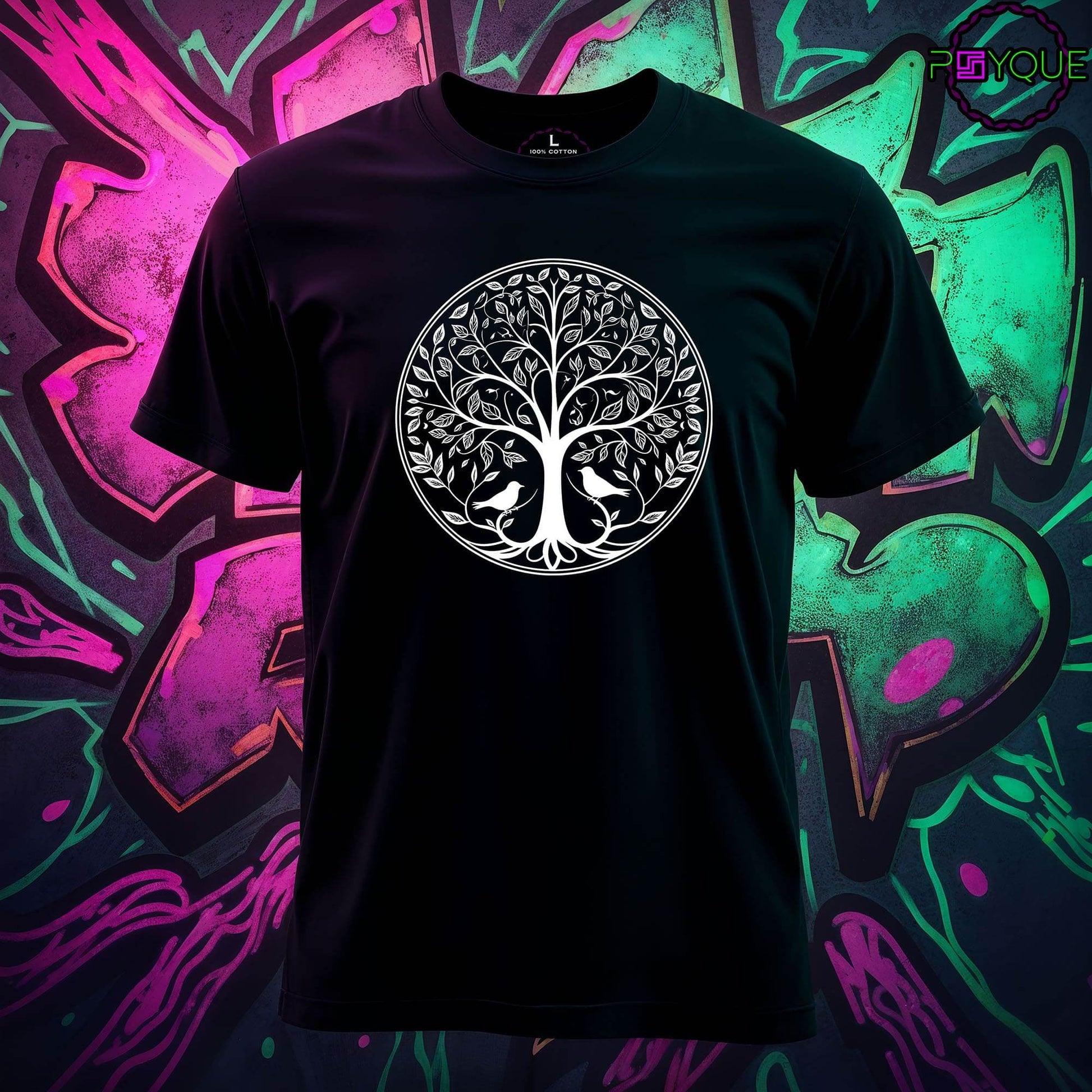 Yggdrasil – Tree of Life Symbol T-shirt #sm1 - Psyque