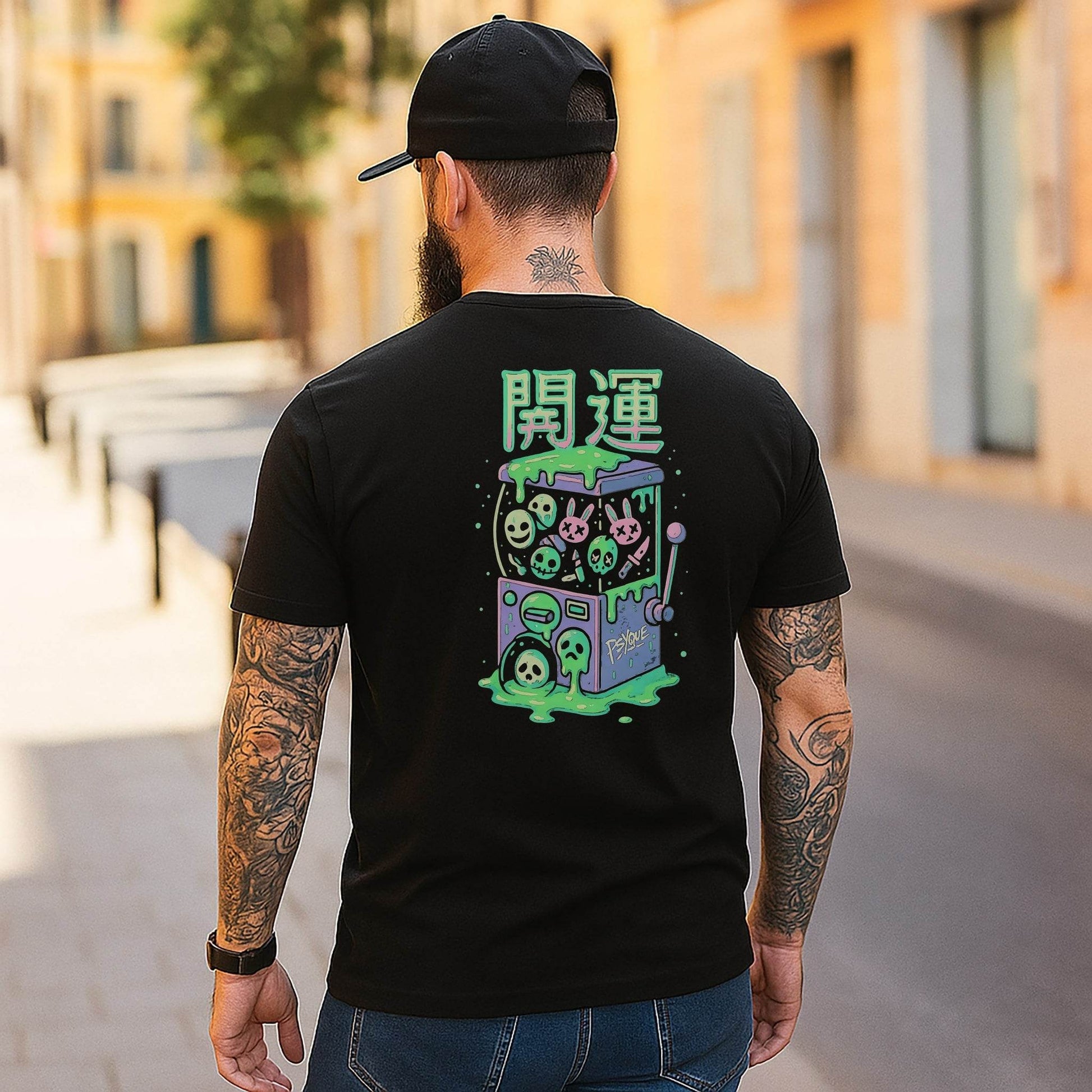 Lucky Gashapon Meltdown – Slime Arcade Tee #jp10 - Psyque