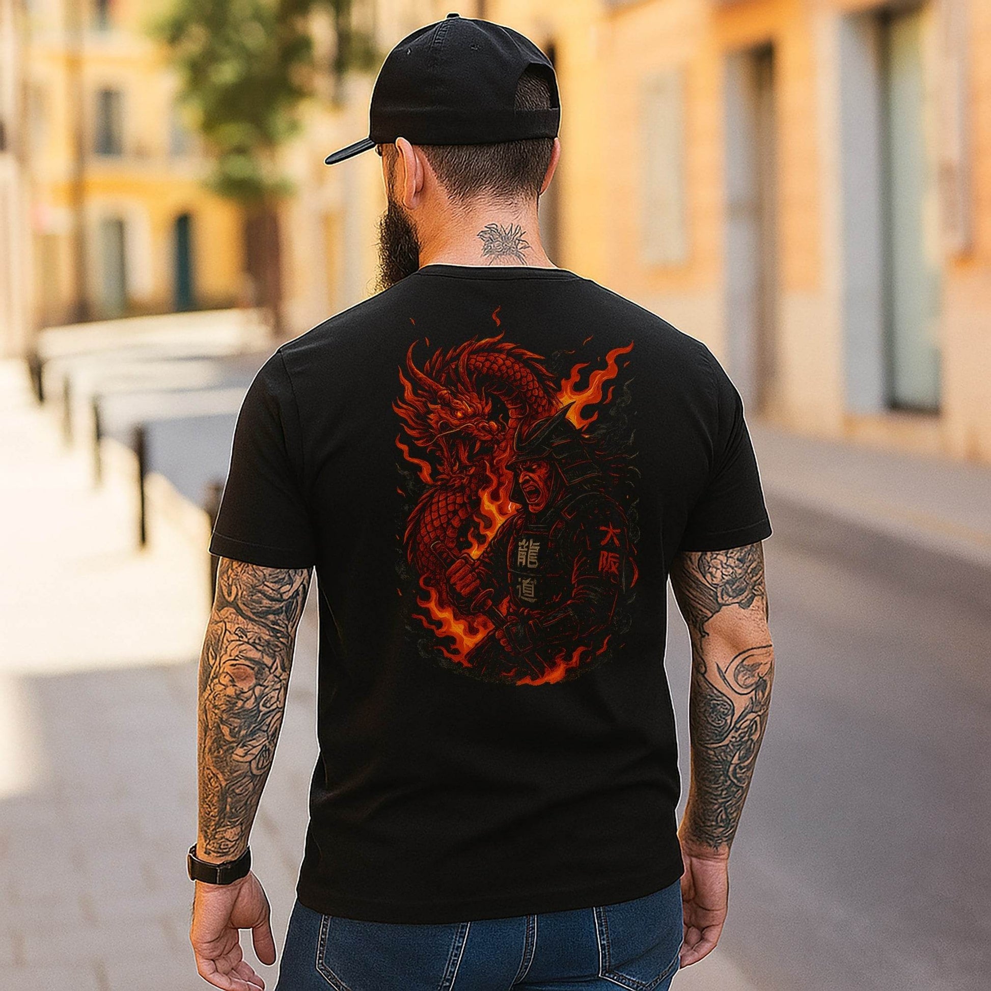Dragon Path – Osaka Samurai Inferno Tee #jp13 - Psyque